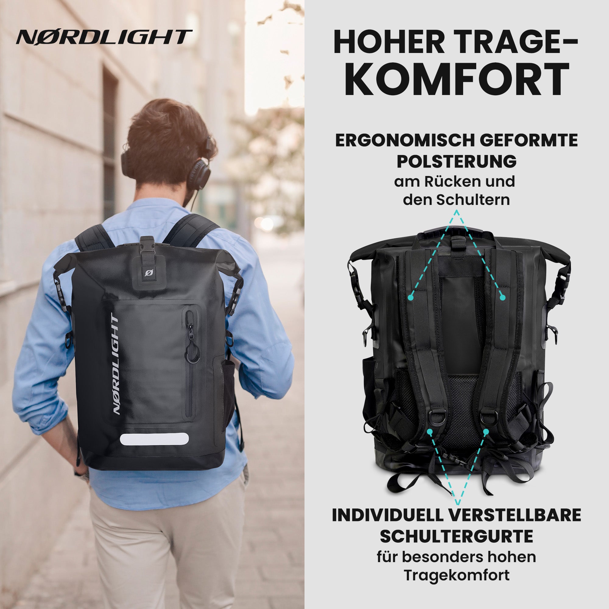 Nordlight | Backpack Roll Top 25L