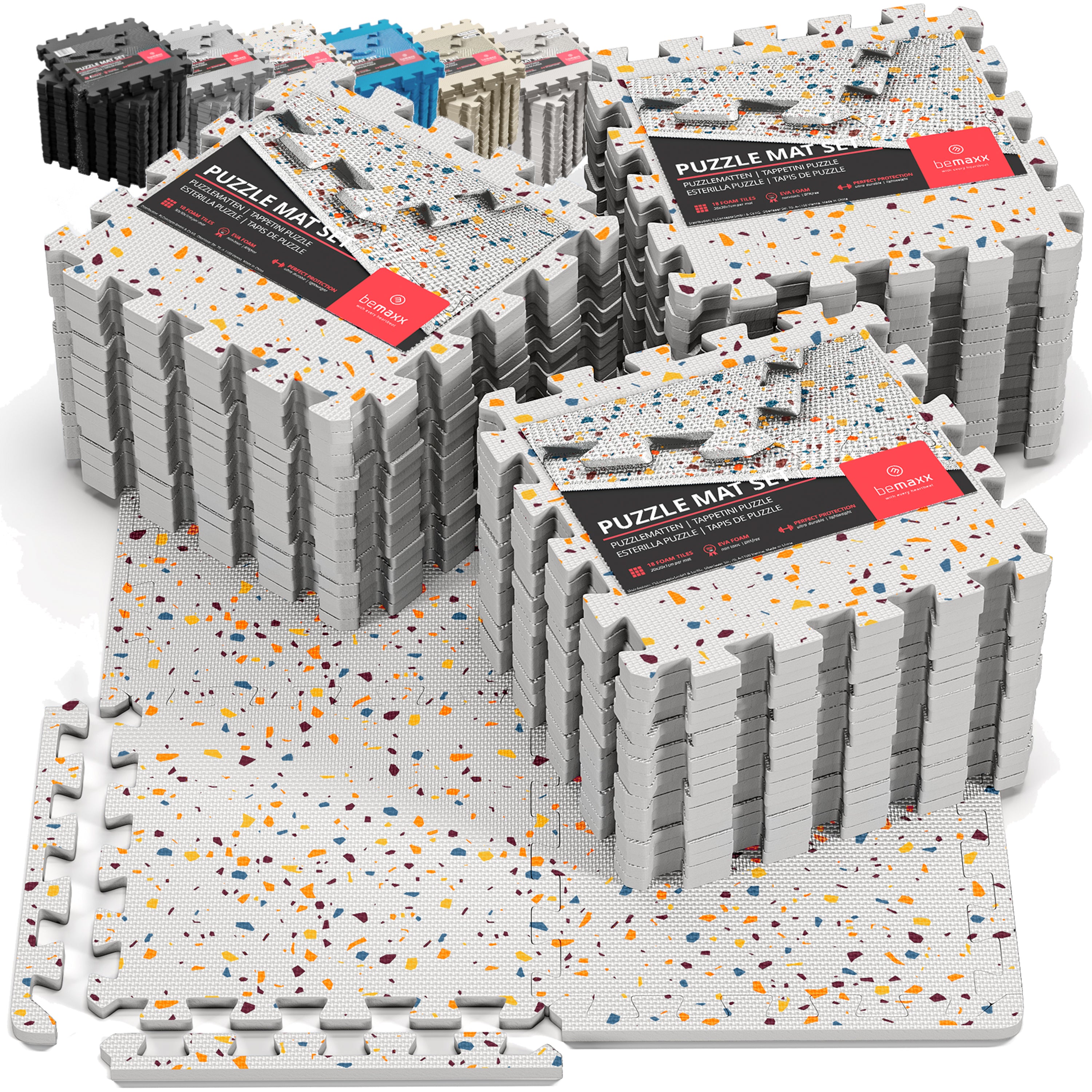 Bodenschutzmatten Set EVA (18 Matten pro Set)