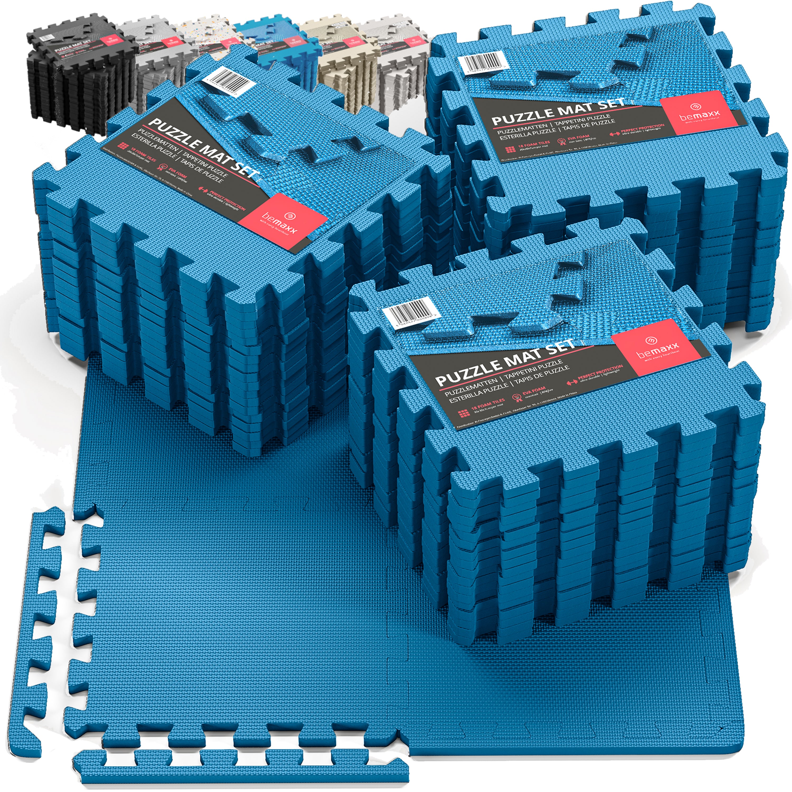Bodenschutzmatten Set EVA (18 Matten pro Set)