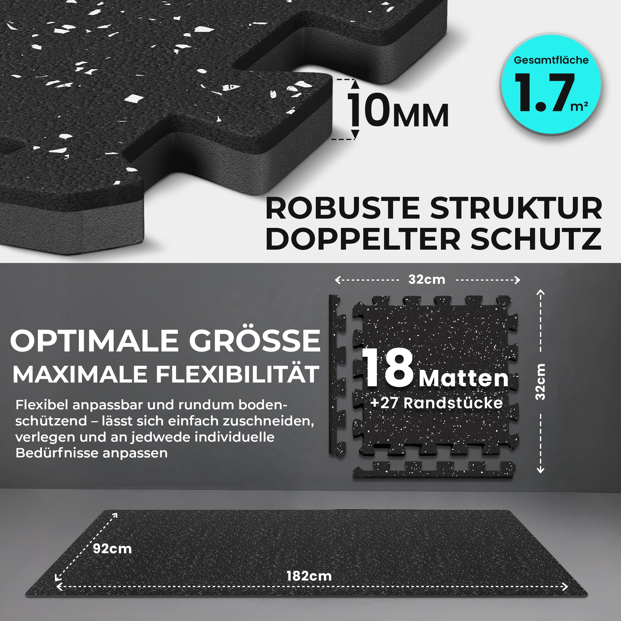 Bodenschutzmatten Rubber Top