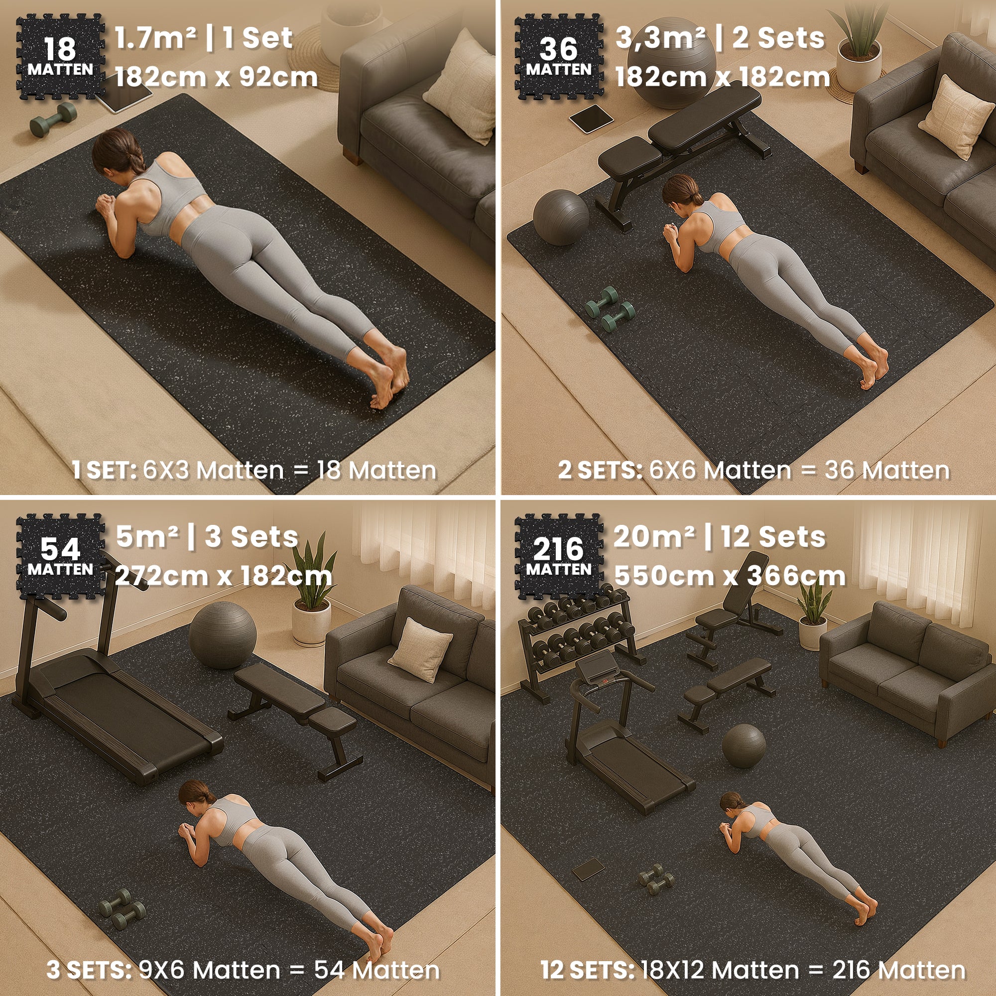 Bodenschutzmatten Rubber Top