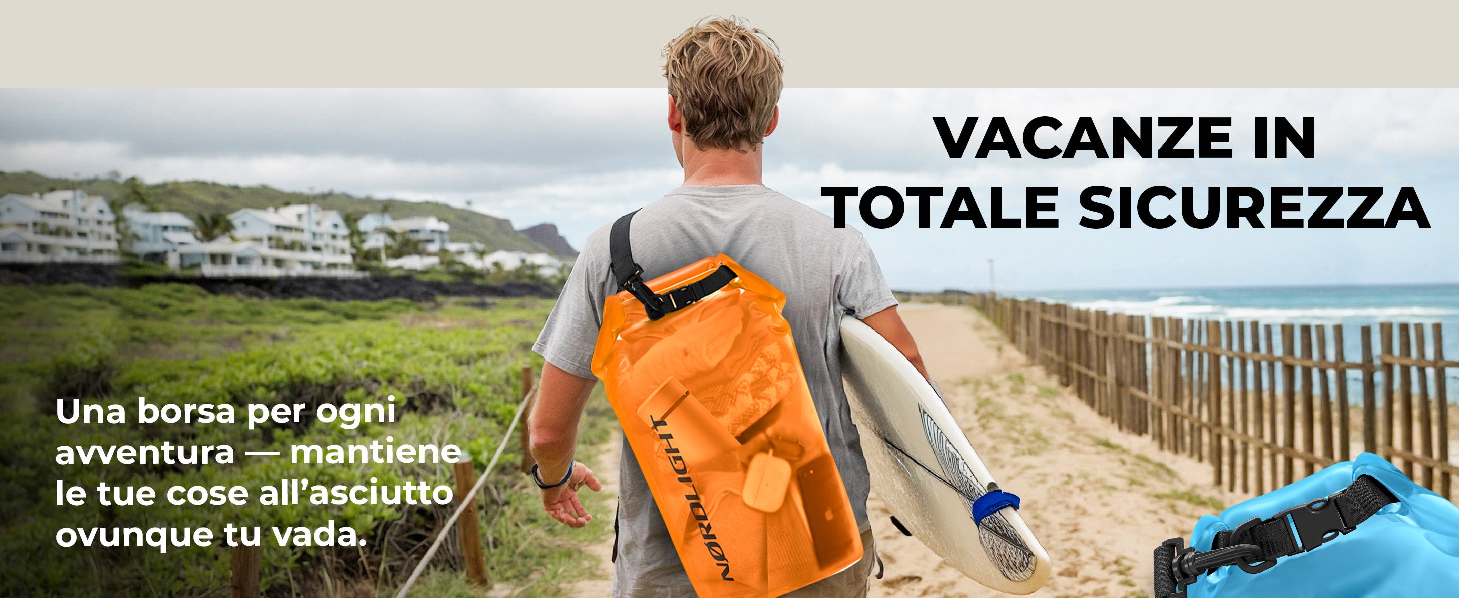 Viaggia senza pensieri con Nørdlight – mantiene i tuoi oggetti asciutti ovunque tu vada