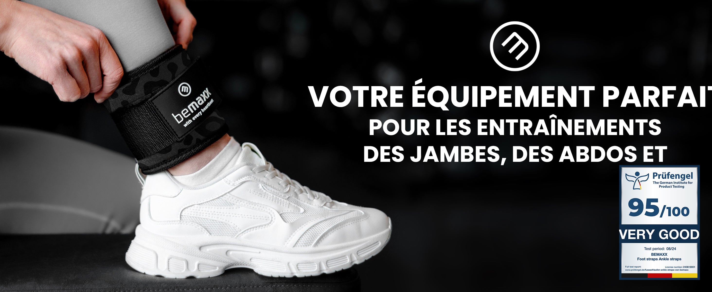 Sangles de cheville bemaxx – idéales pour jambes, note 95/100 par testeurs allemands