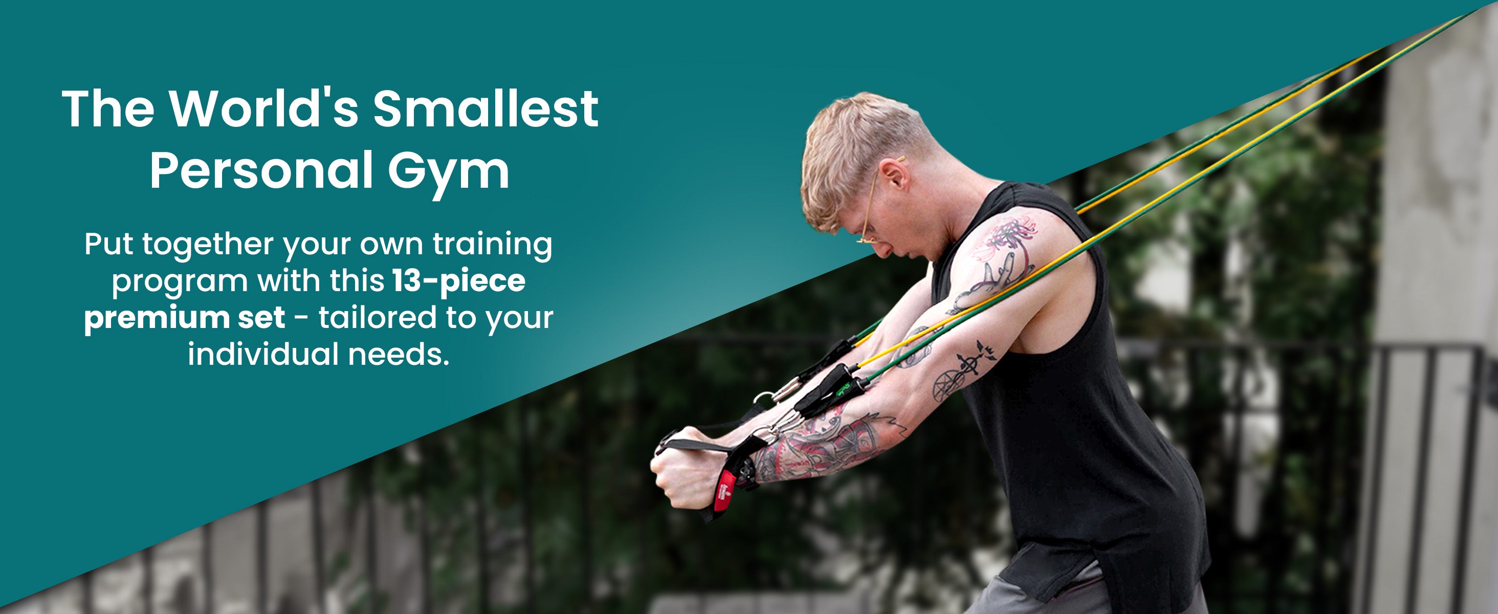 bemaxx resistance band set – the world’s smallest personal gym for any location