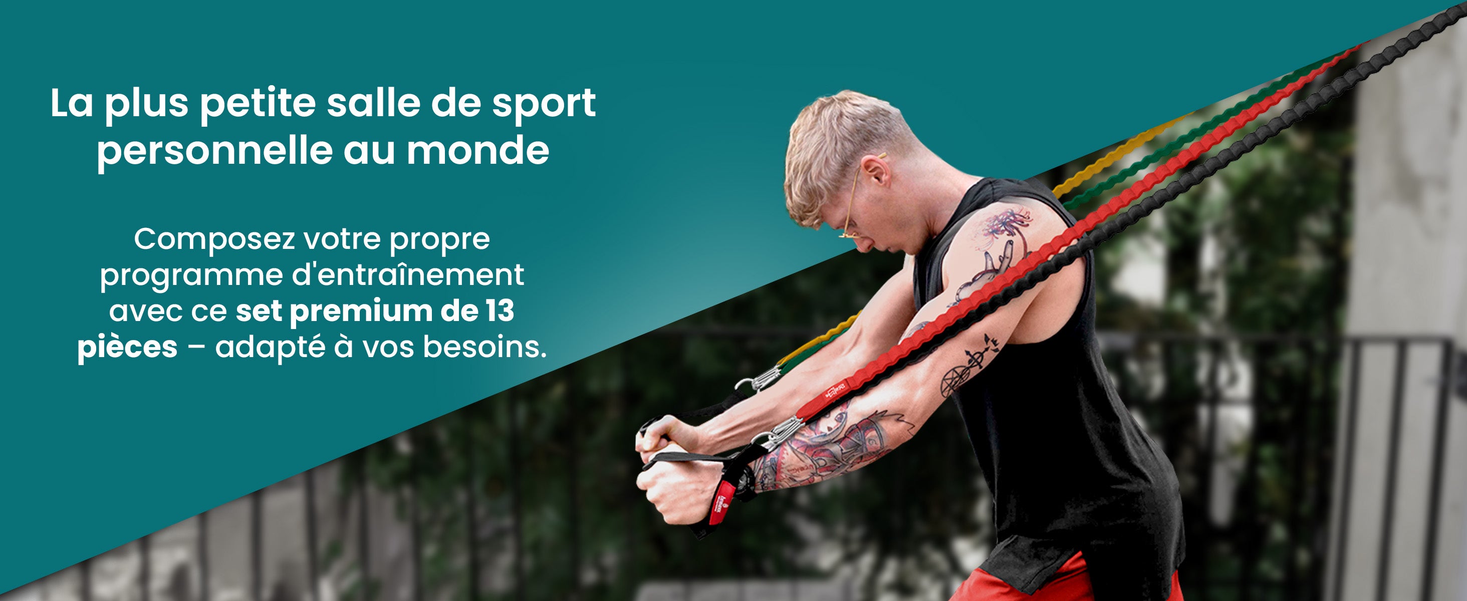 Ensemble bemaxx – mini salle de sport de 13 pièces à usage personnel