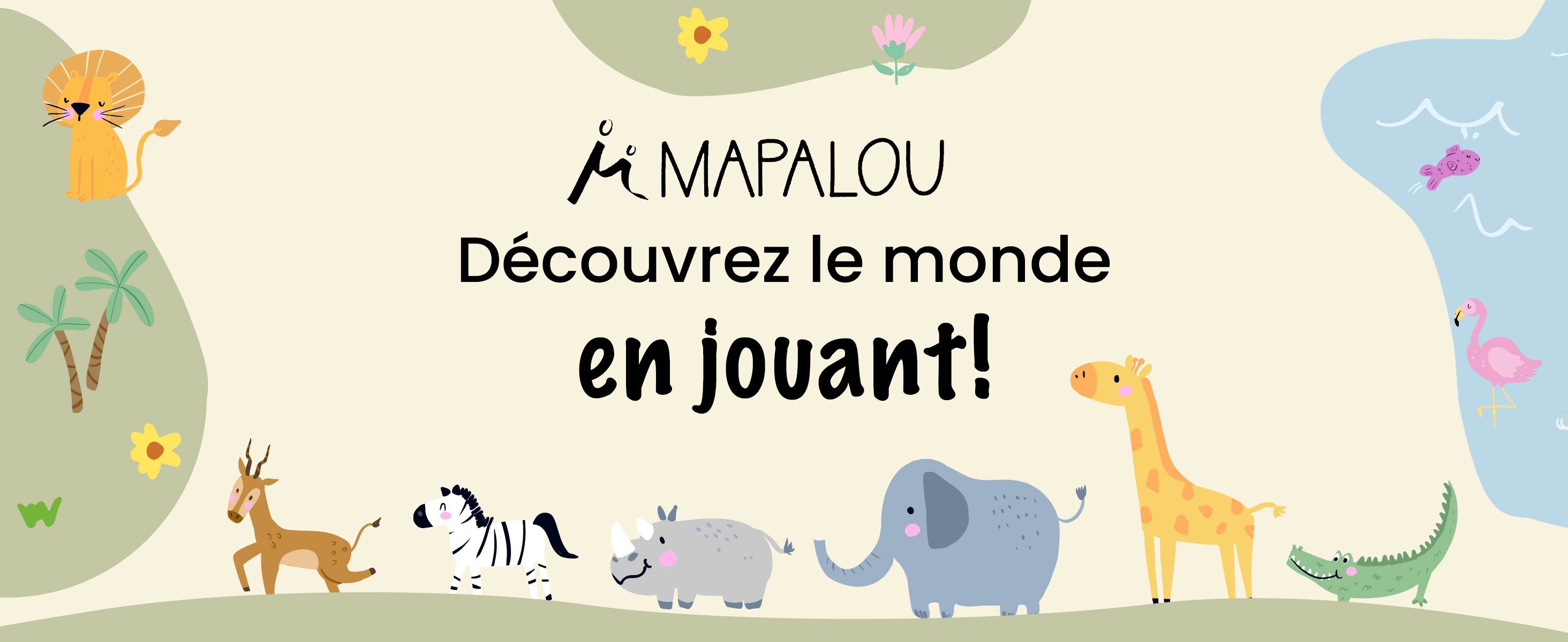 Tapis Mapalou – découvrez le monde en jouant avec de joyeux animaux