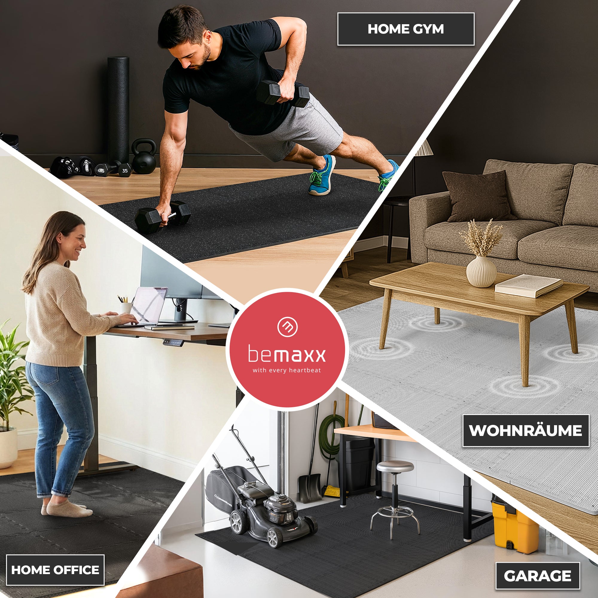 Ensemble de tapis de protection des sols