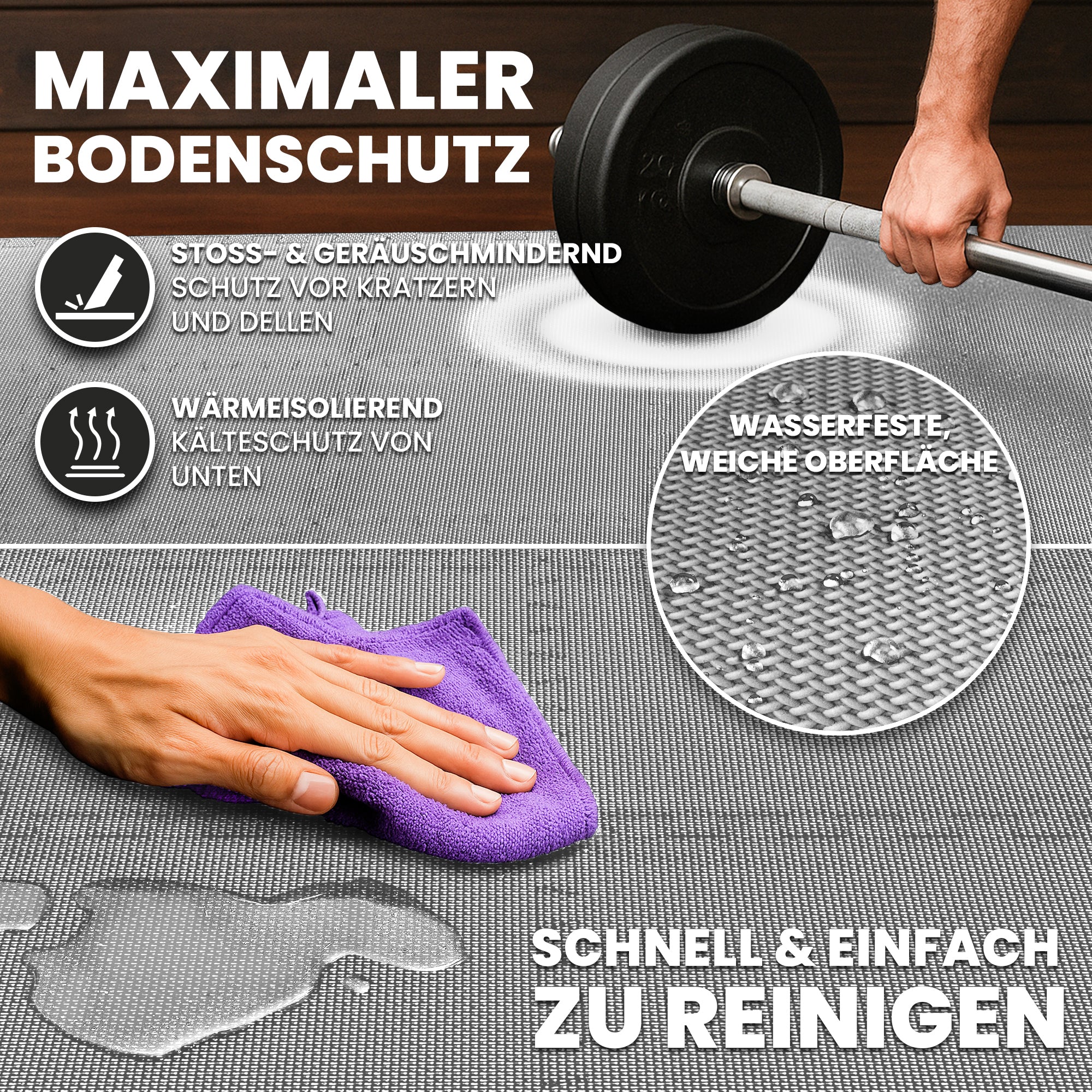 Ensemble de tapis de protection des sols