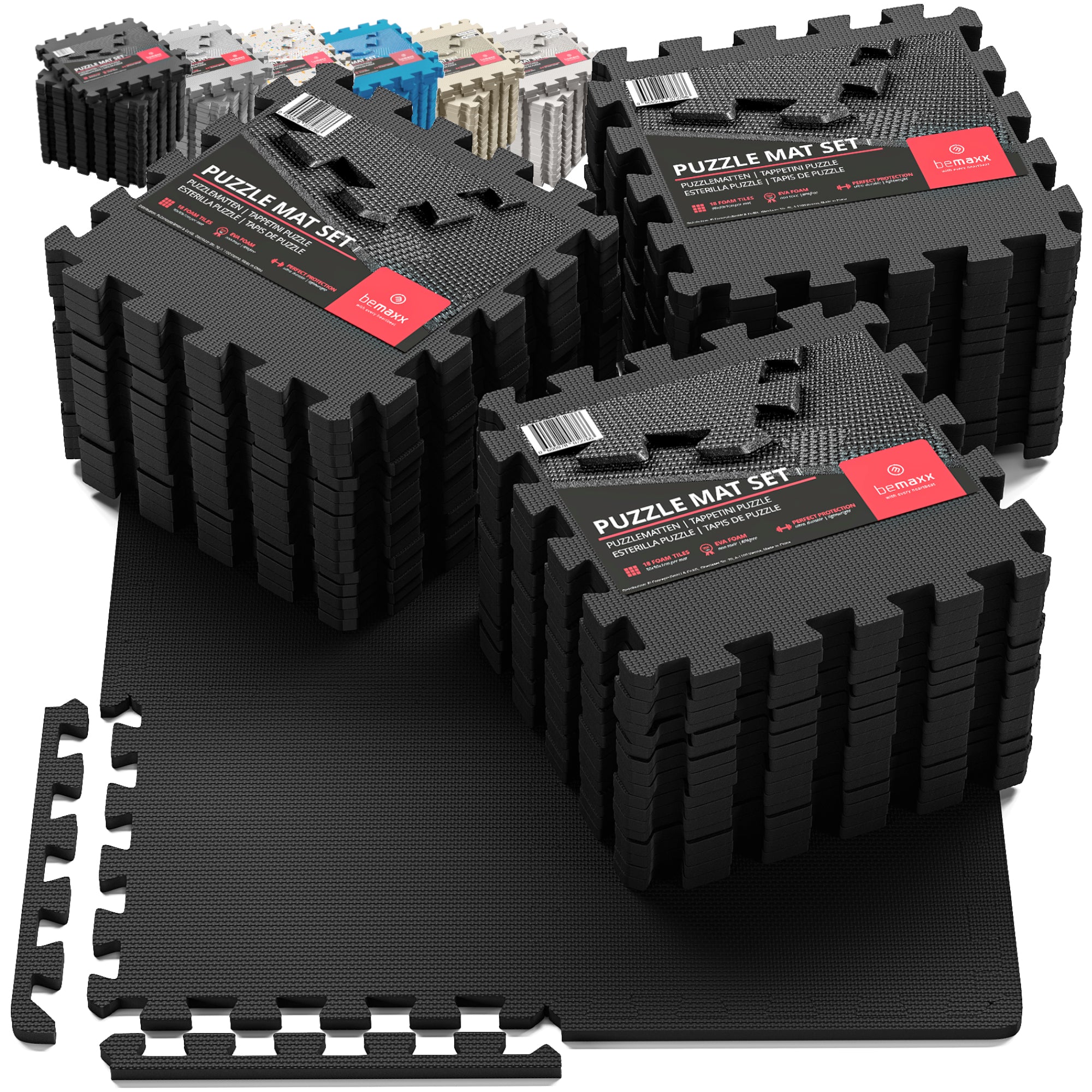 Bodenschutzmatten Set EVA (18 Matten pro Set)