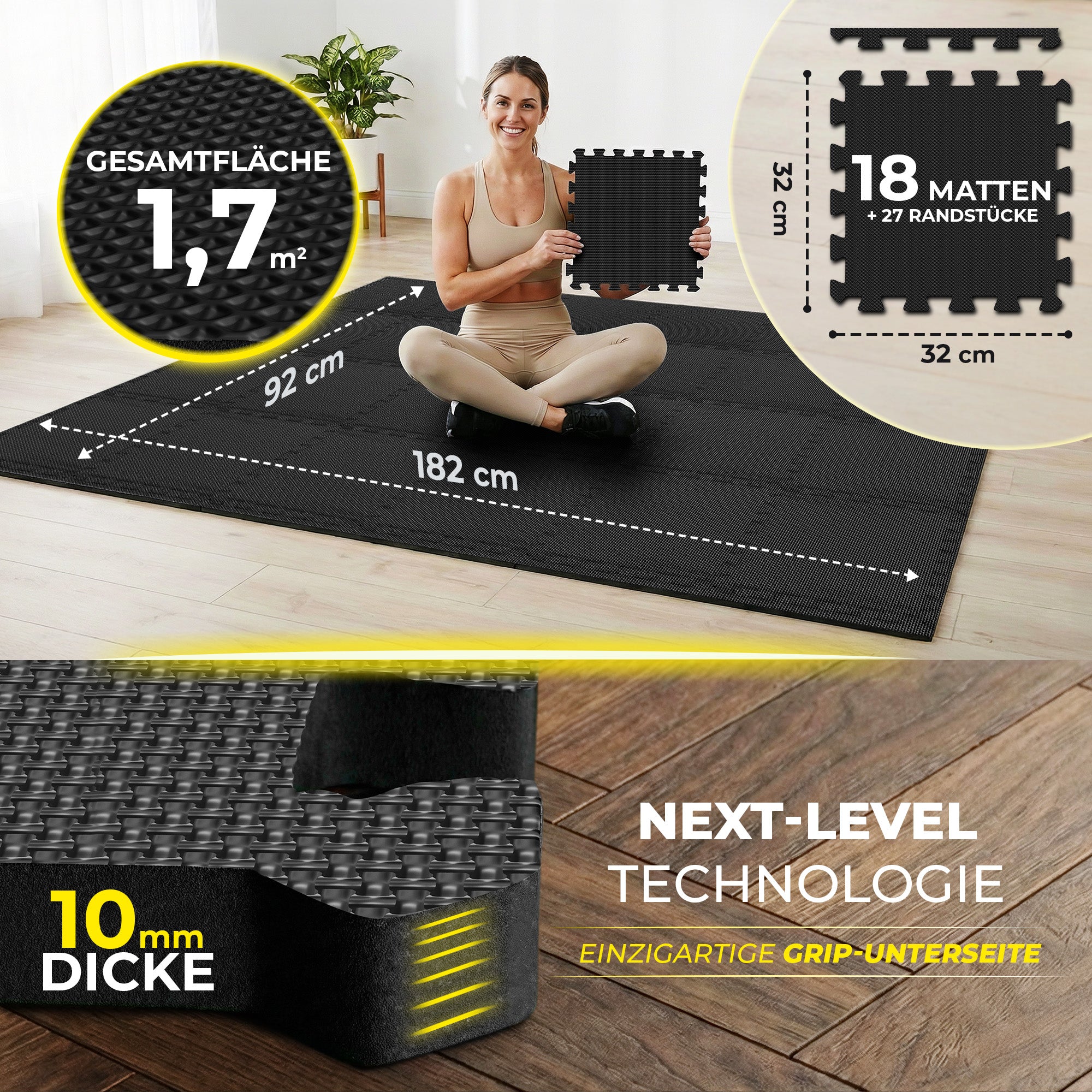Puzzlemats Antislip