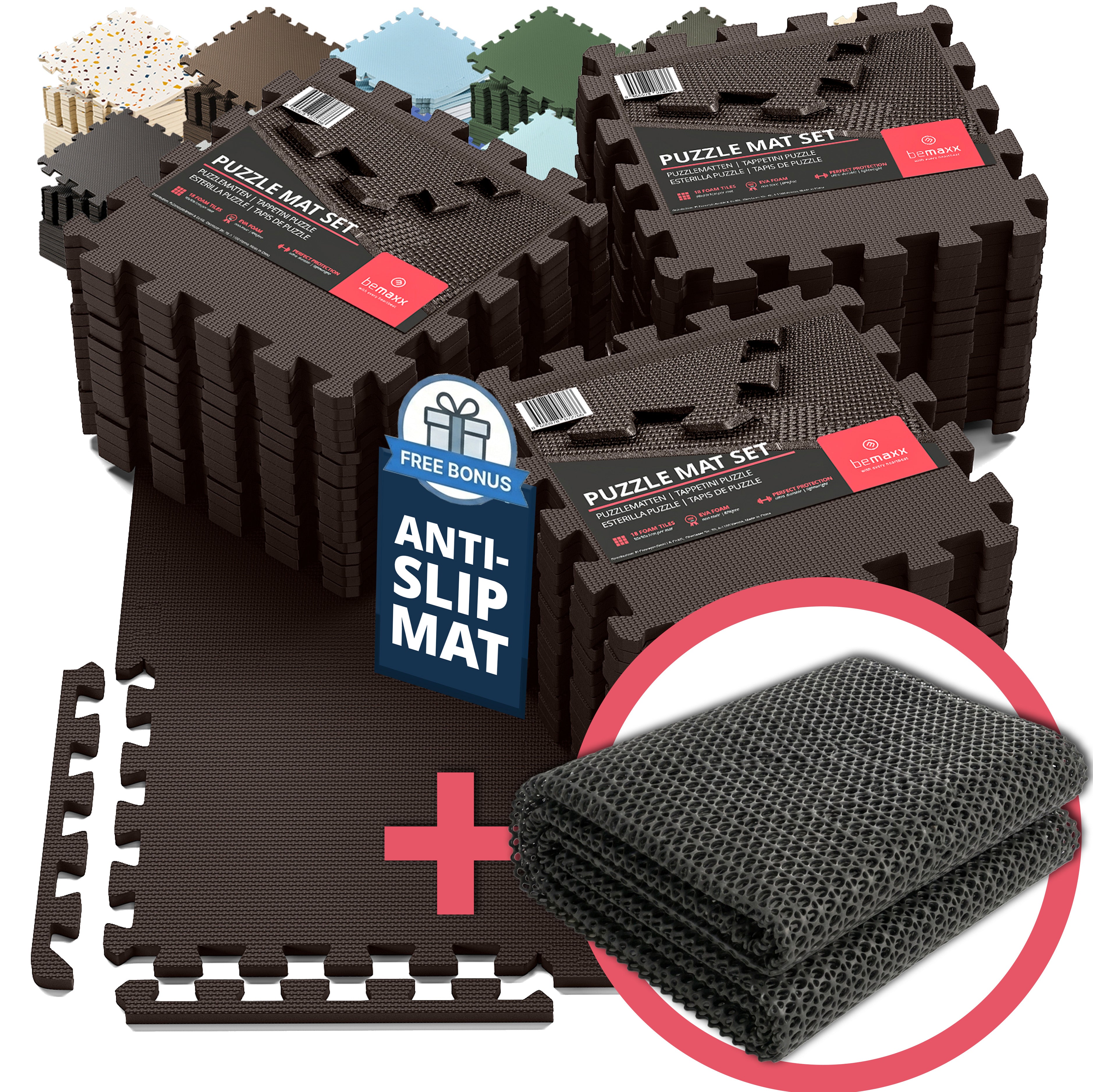 Ensemble de tapis de protection des sols