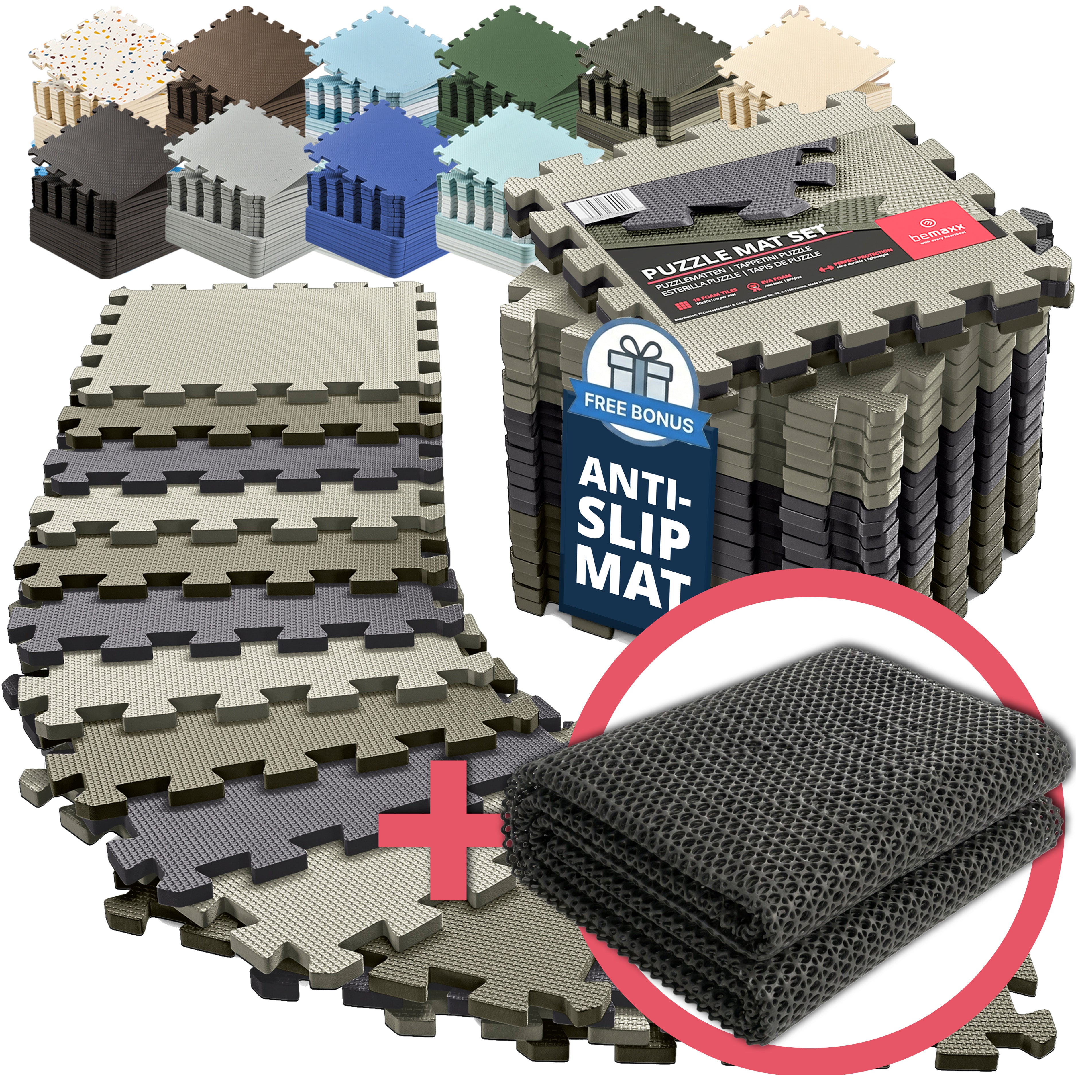 Ensemble de tapis de protection des sols