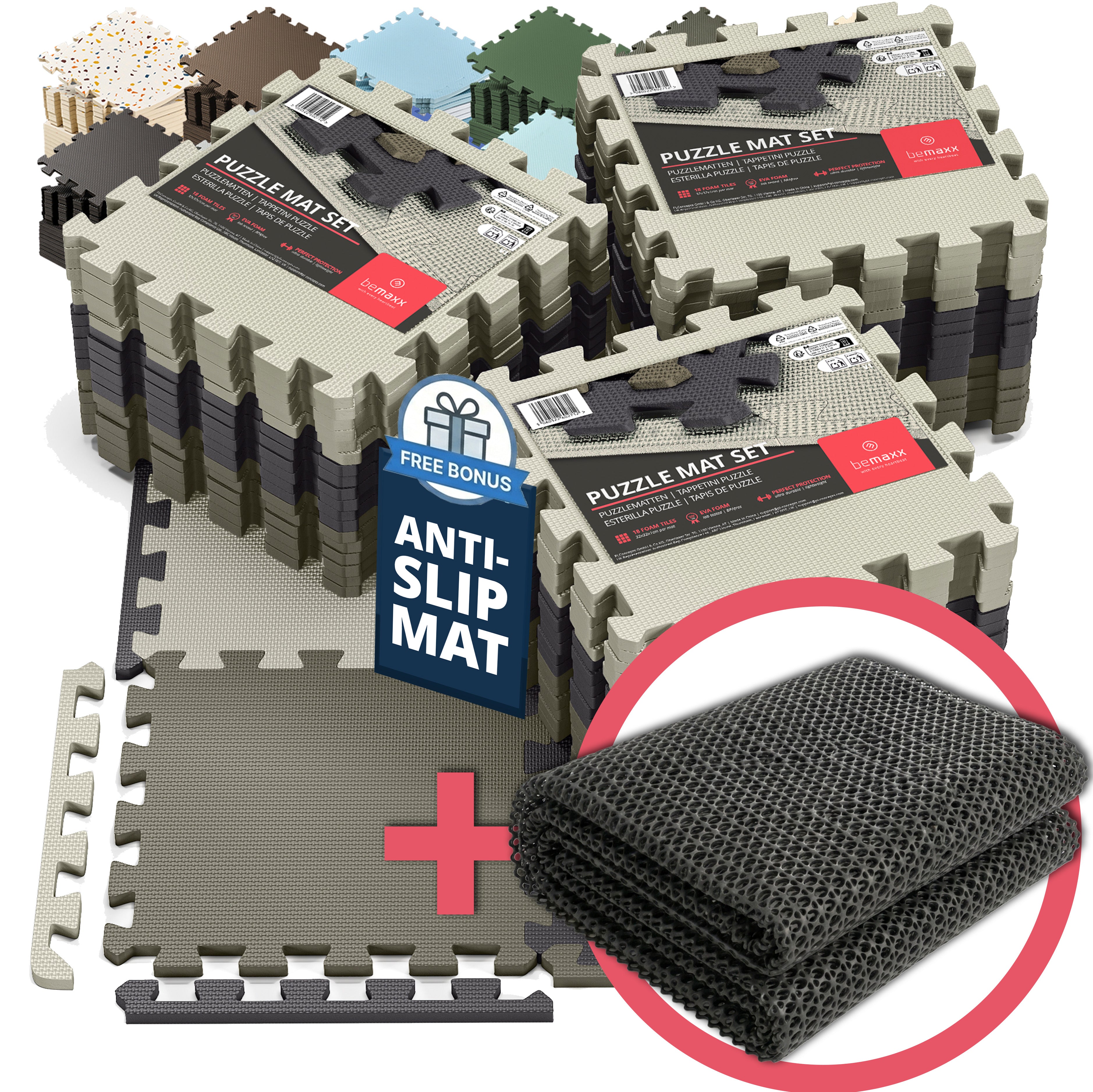 Ensemble de tapis de protection des sols