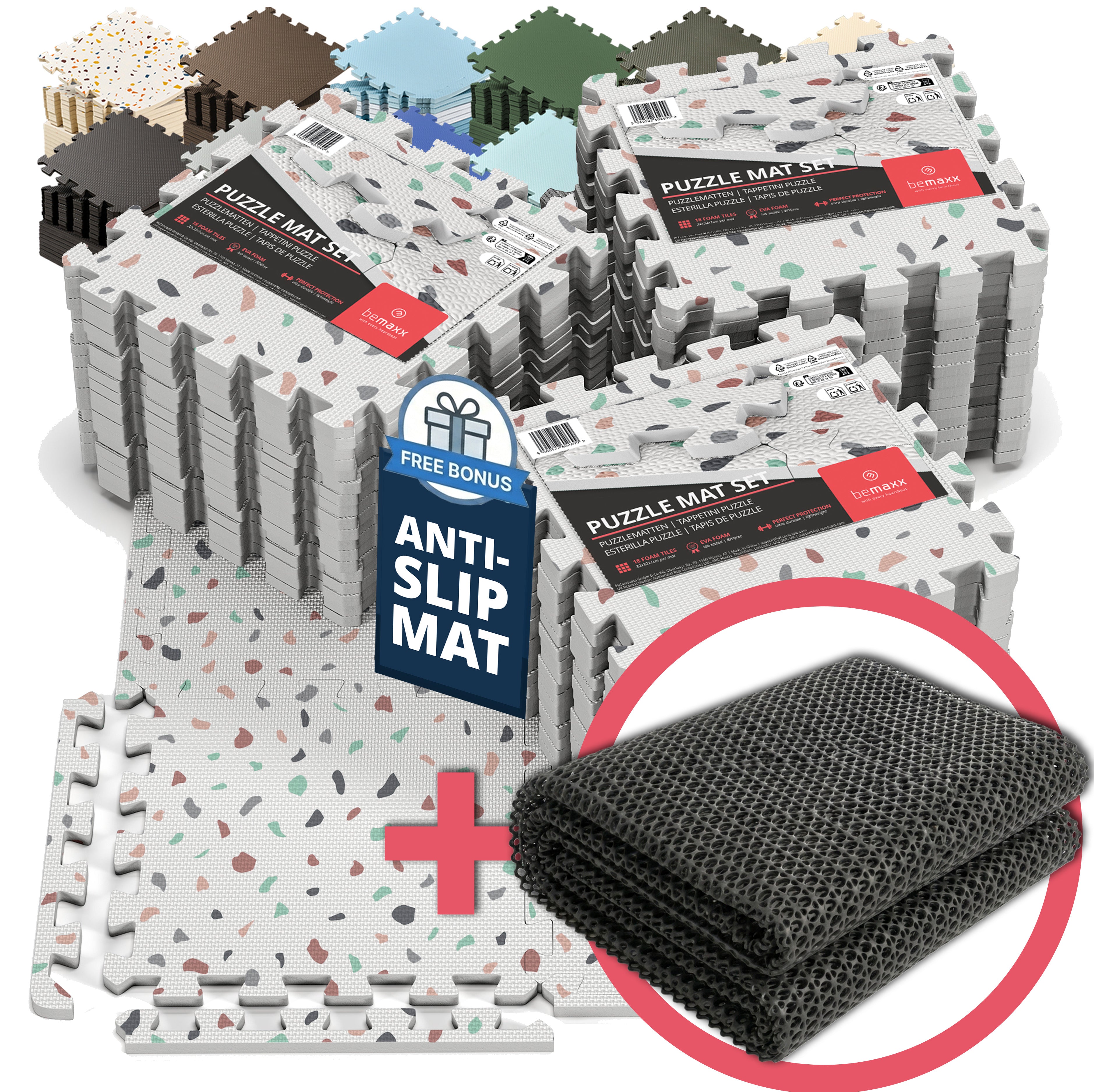 Ensemble de tapis de protection des sols