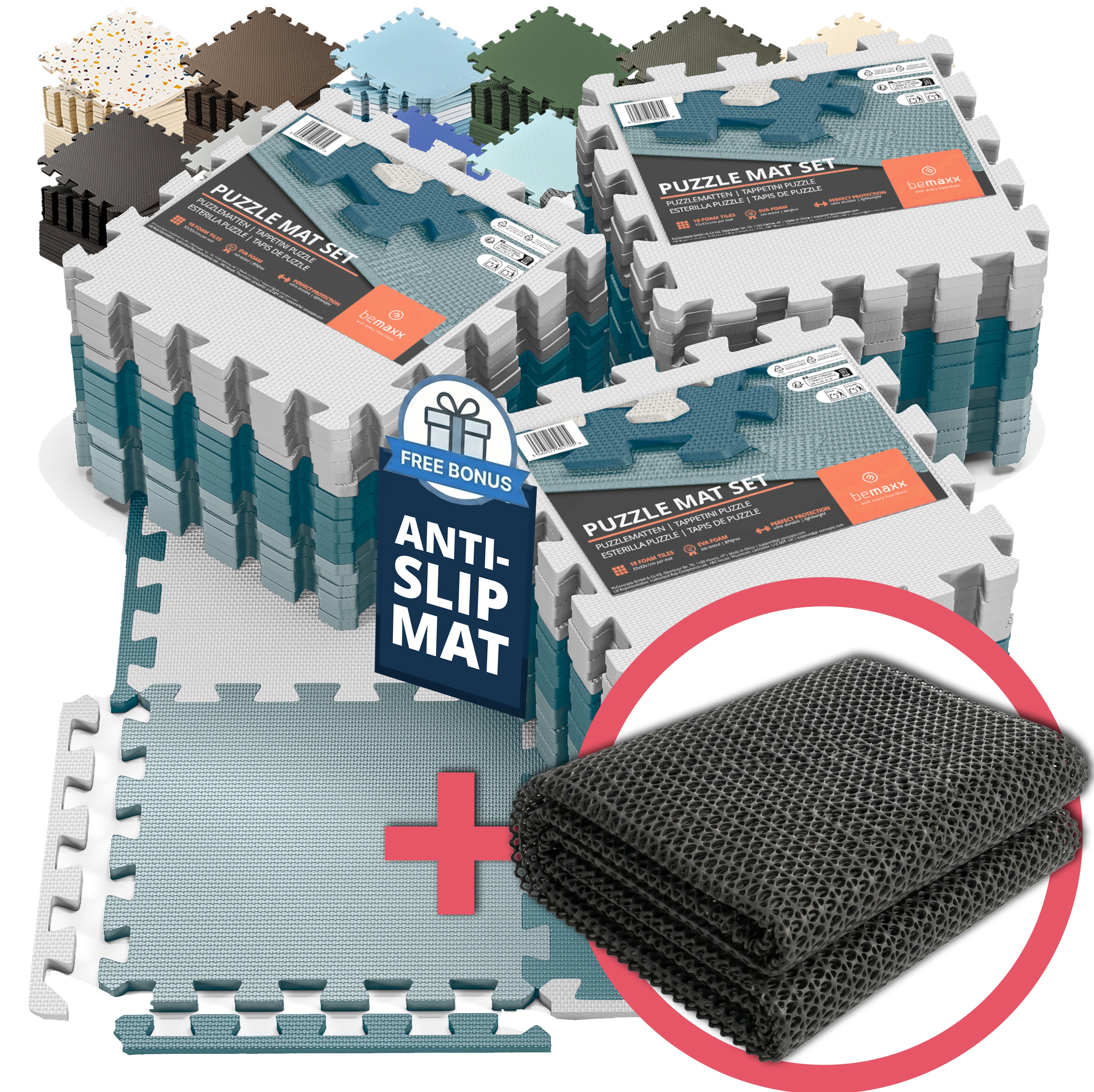 Ensemble de tapis de protection des sols