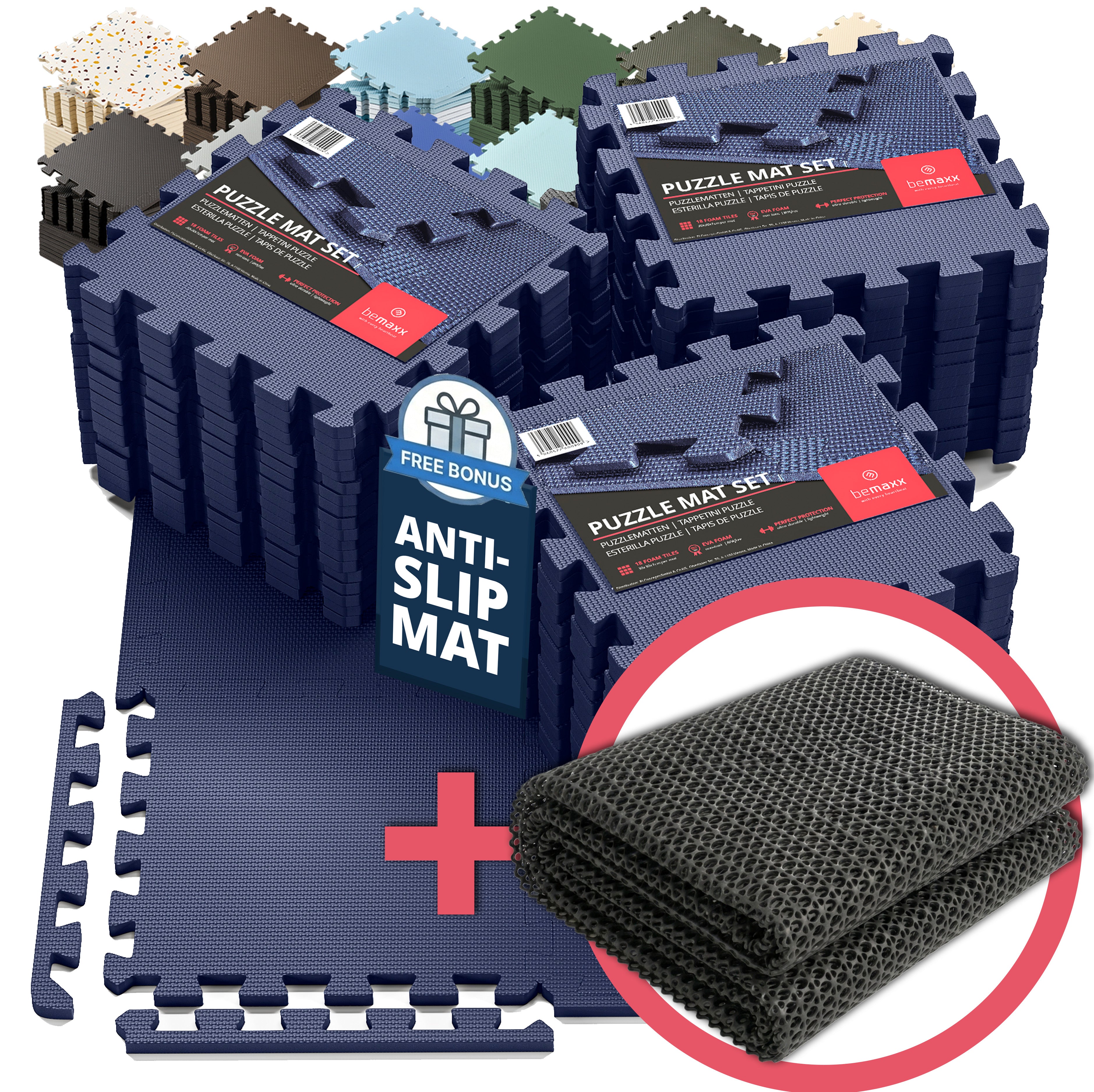 Ensemble de tapis de protection des sols