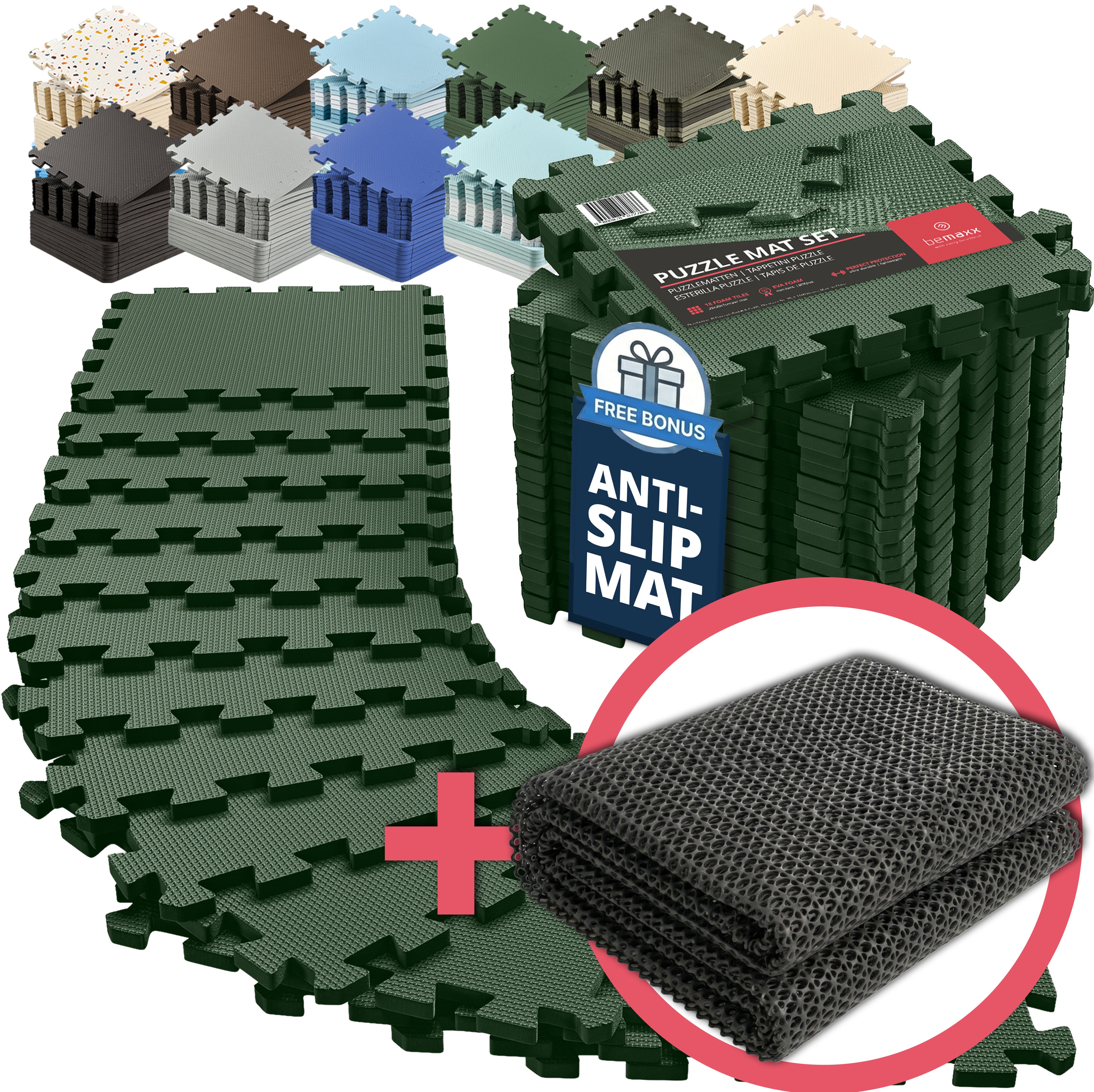 Ensemble de tapis de protection des sols