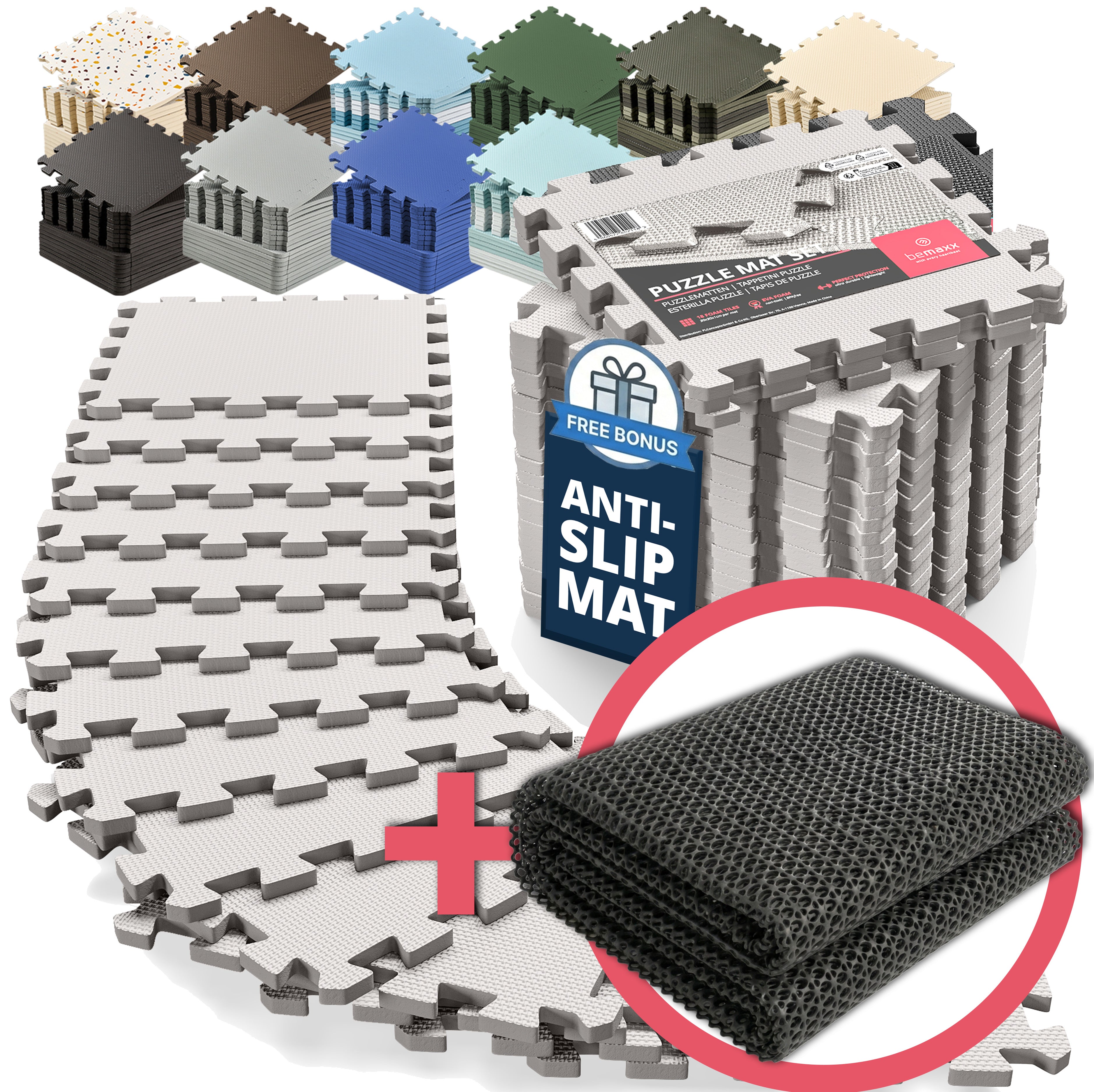 Ensemble de tapis de protection des sols