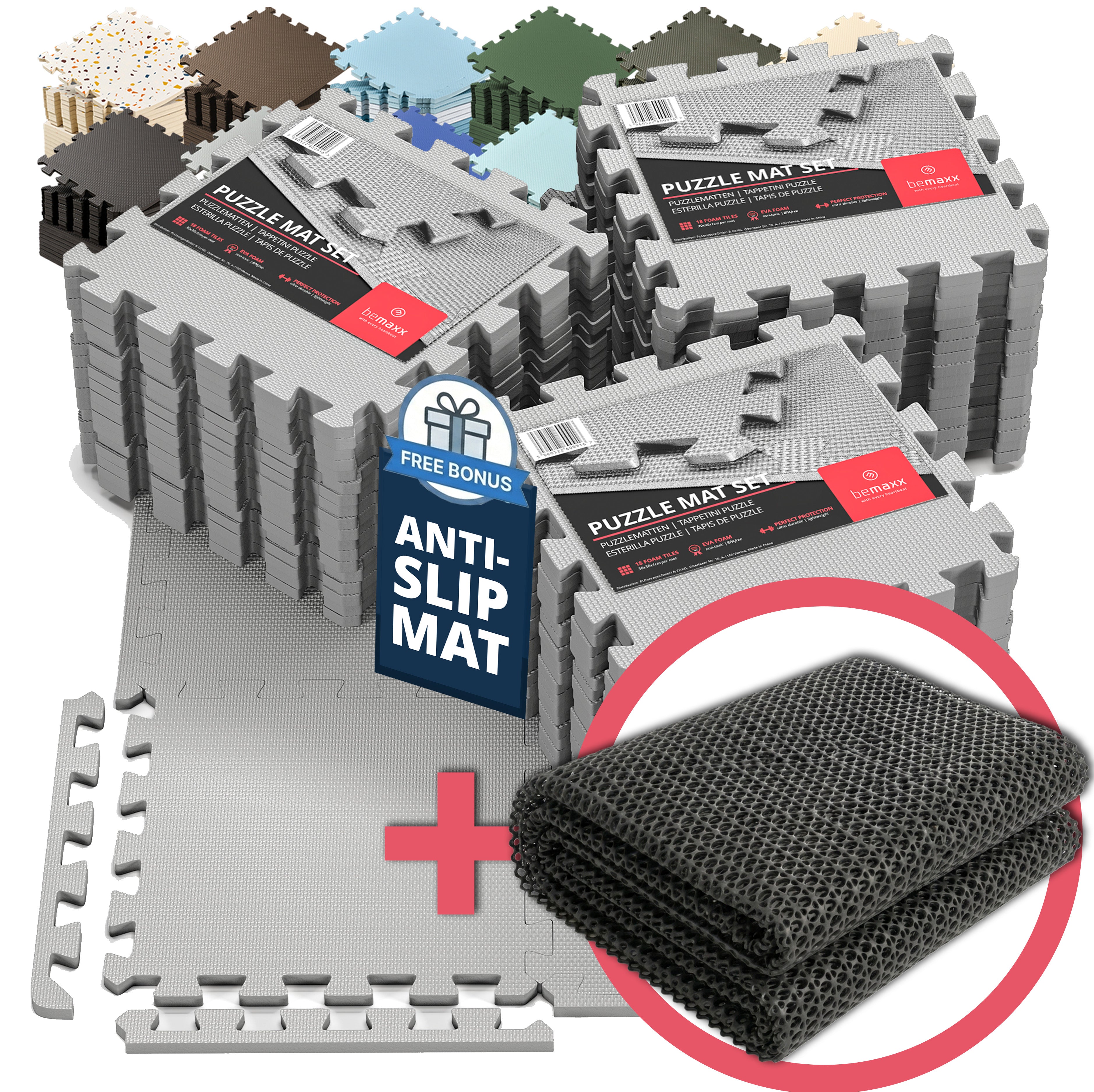 Ensemble de tapis de protection des sols