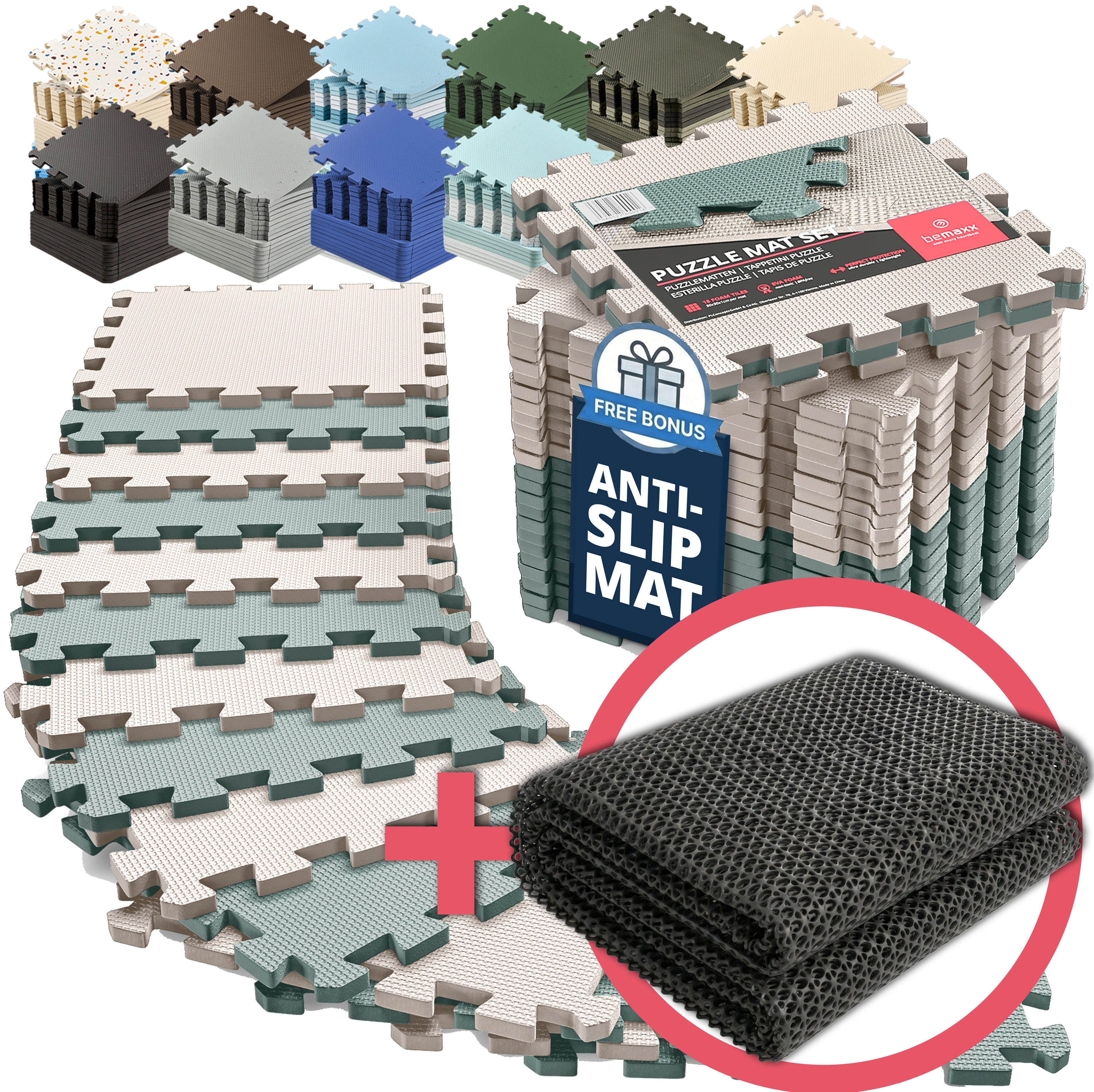 Ensemble de tapis de protection des sols