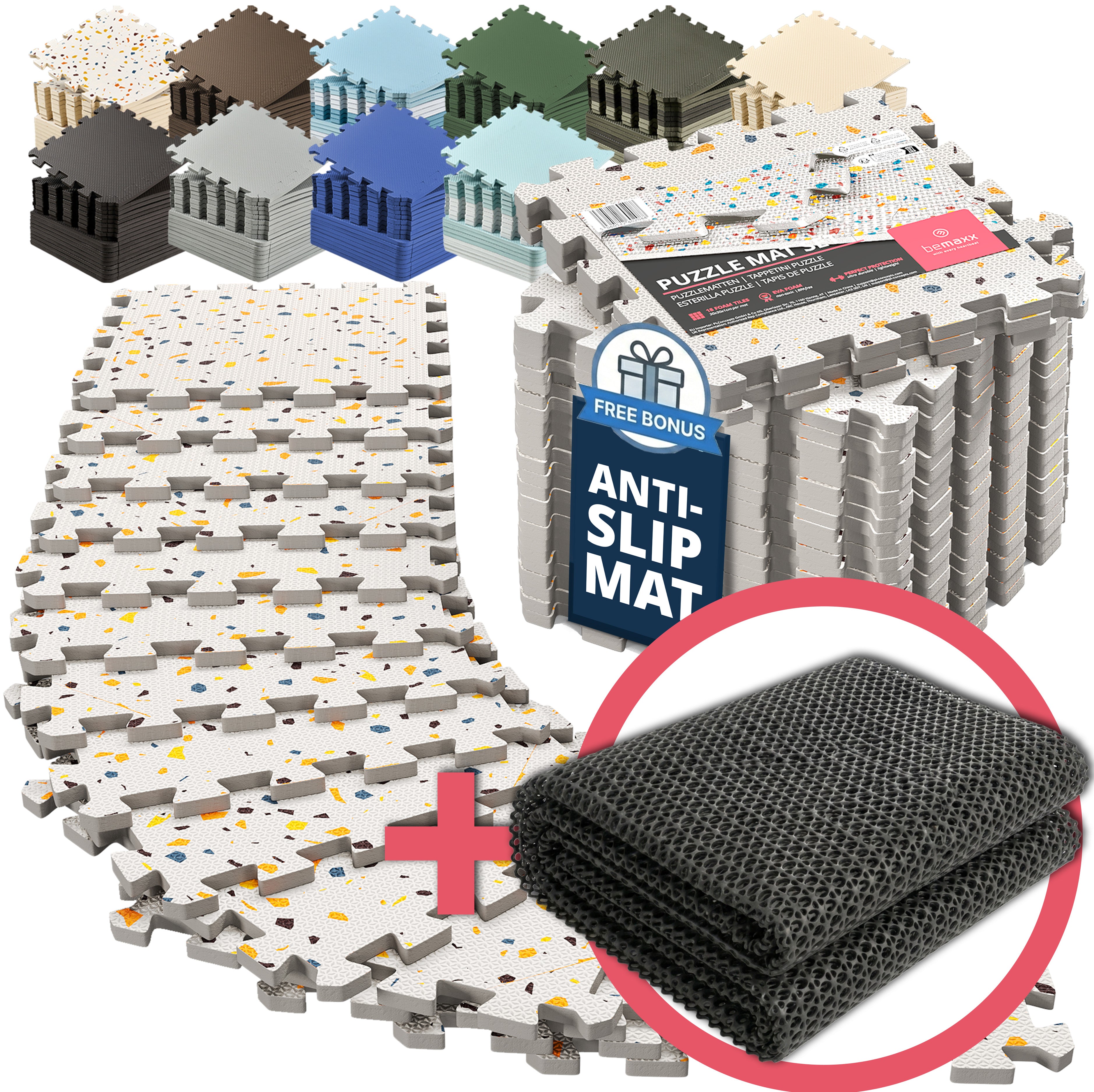 Ensemble de tapis de protection des sols