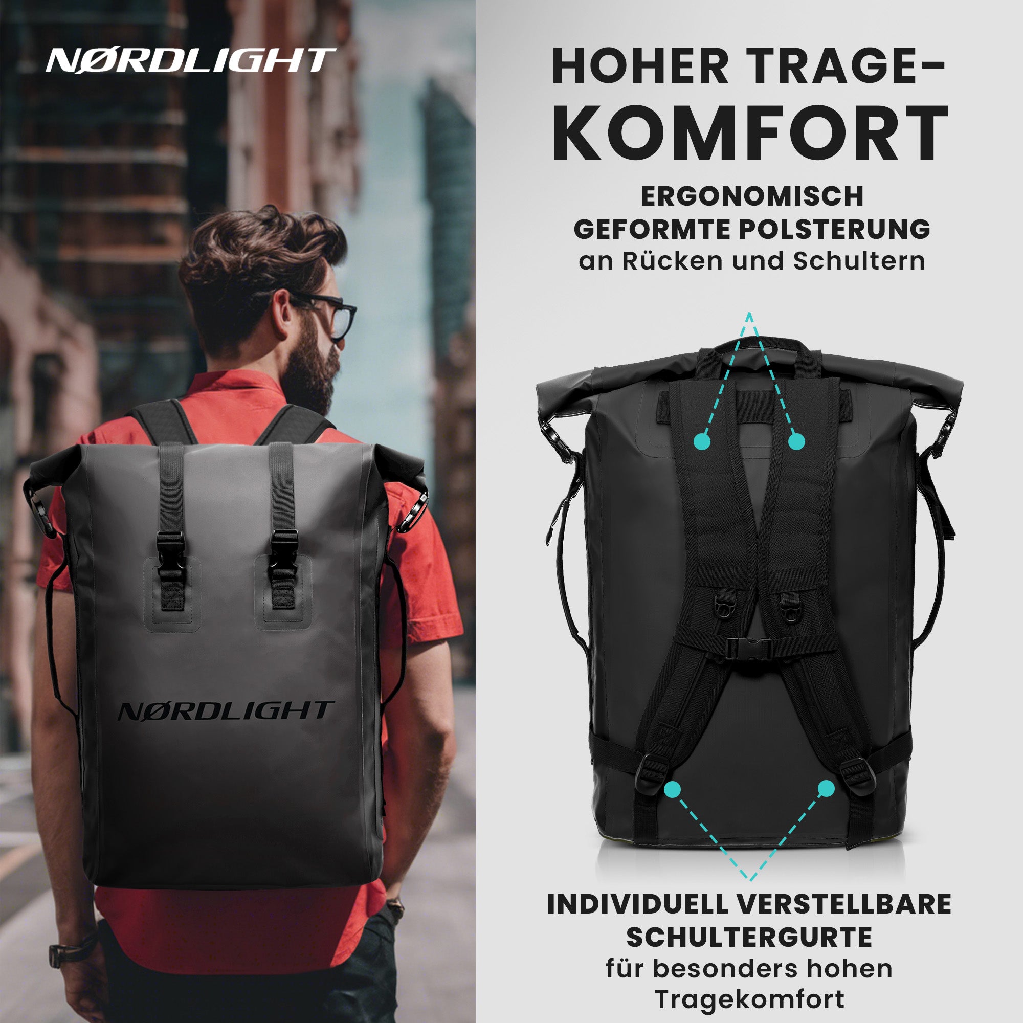 Nordlight| Backpack Dry Bag 35L