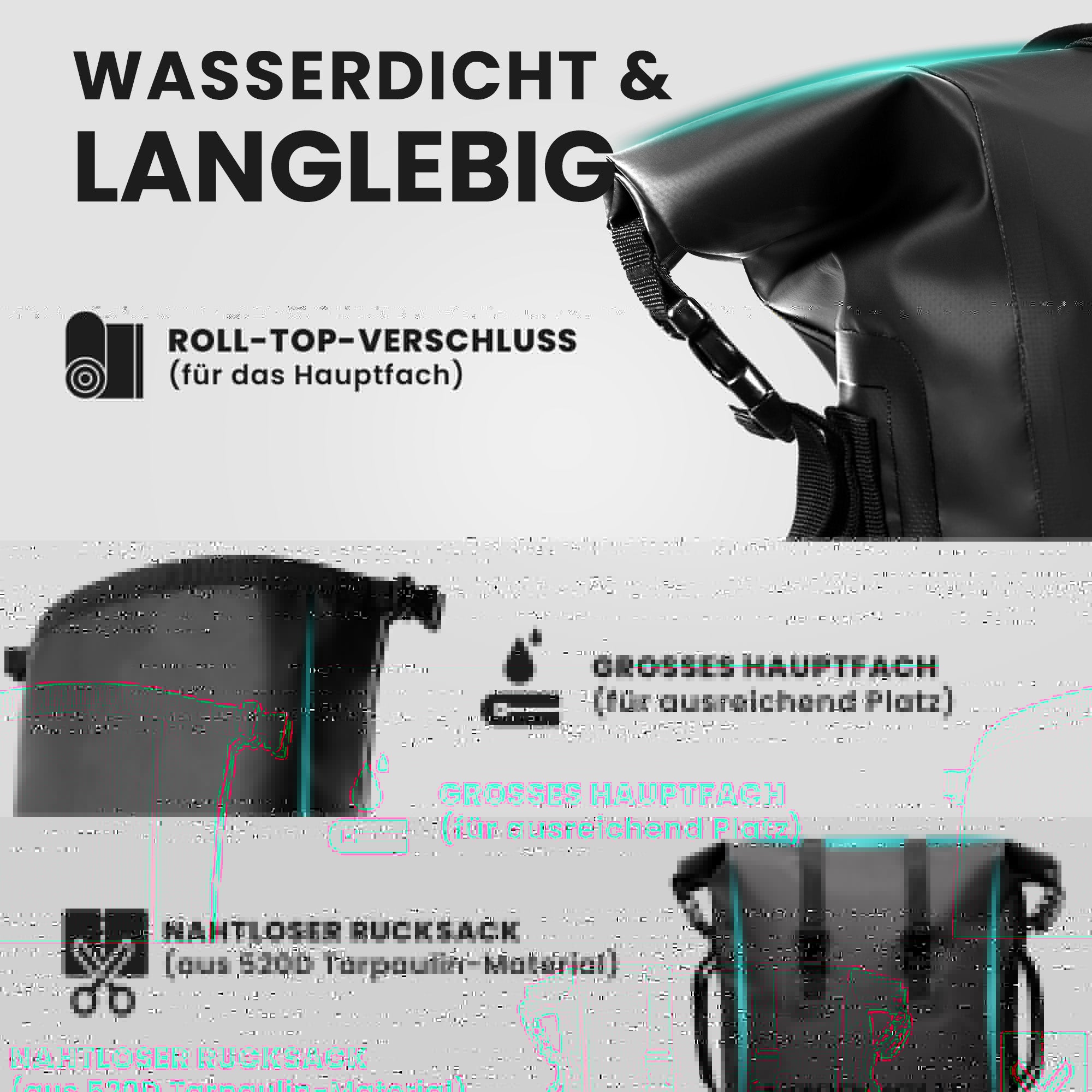 Nordlight| Backpack Dry Bag 35L