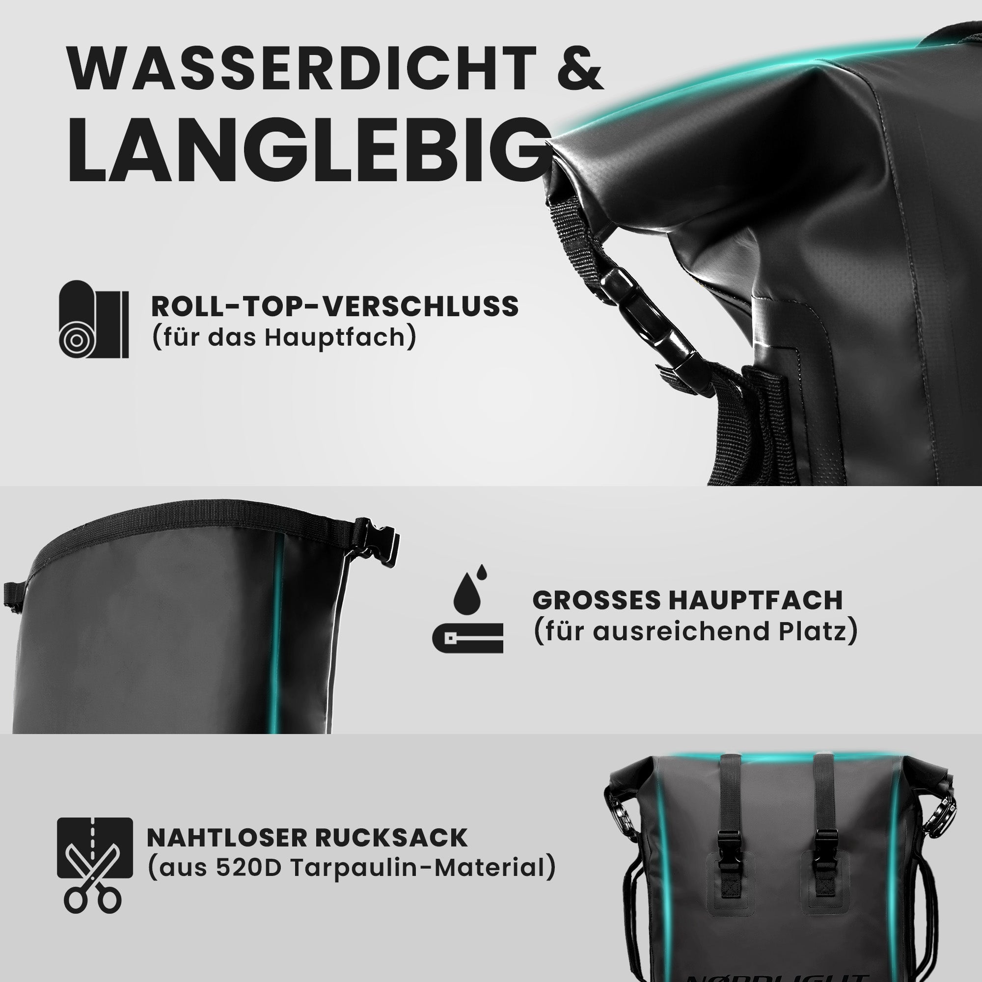 Nordlight| Backpack Dry Bag 35L