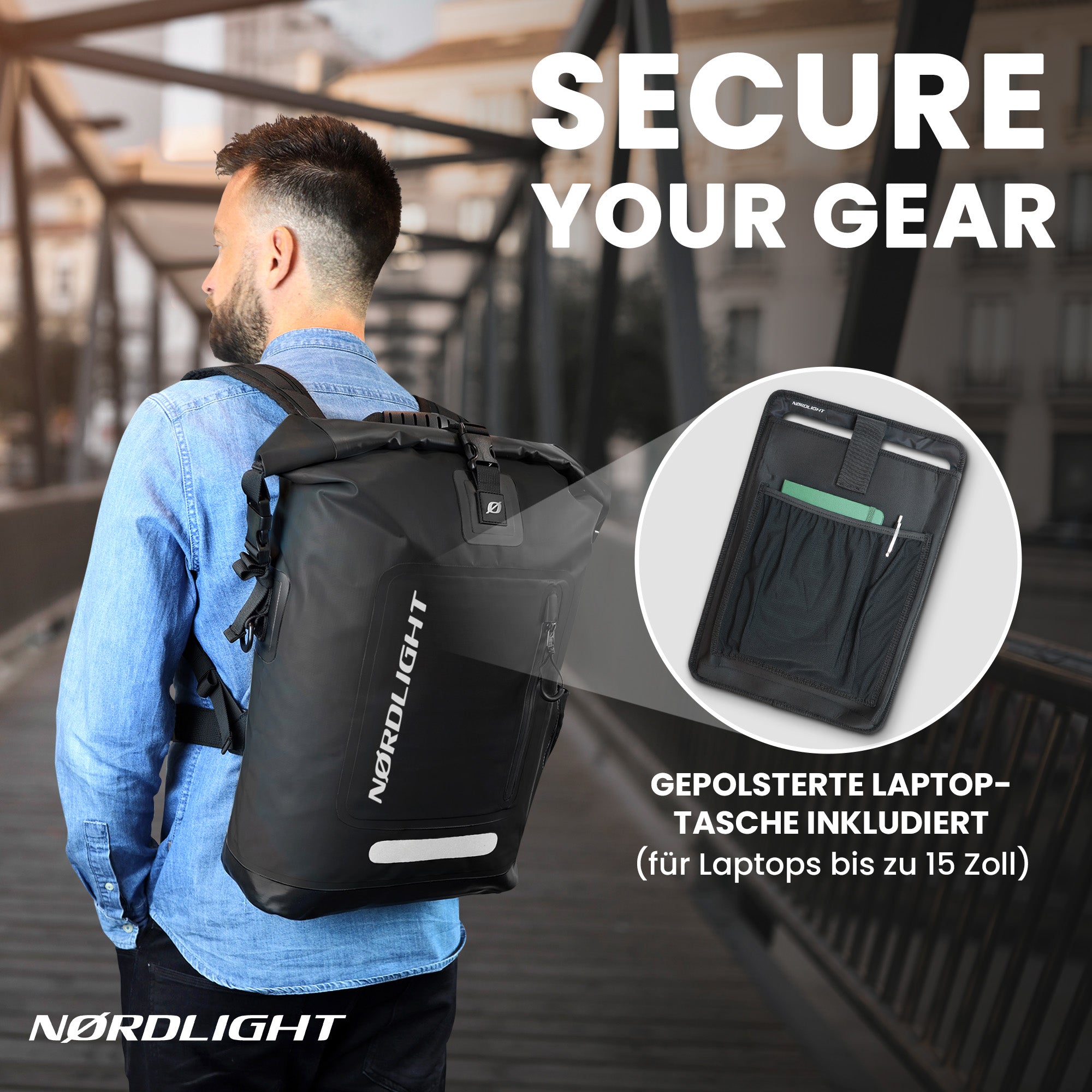 Nordlight | Backpack Roll Top 25L