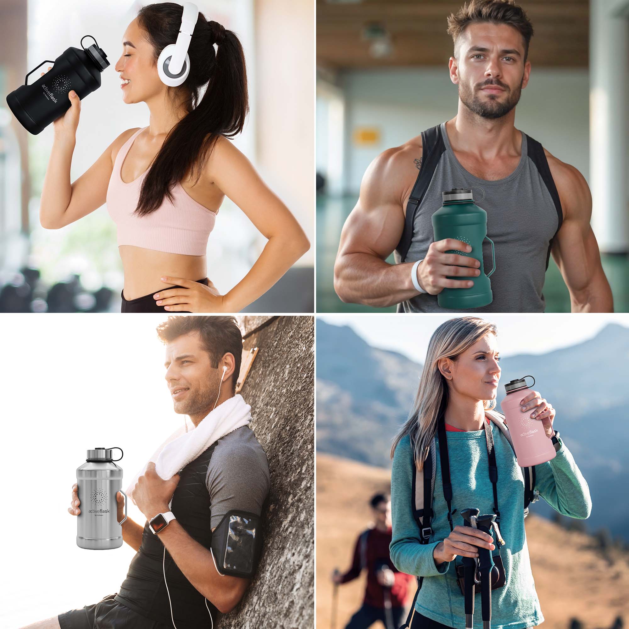 ACTIVE FLASK Single Wall 1.3L + 2.2L