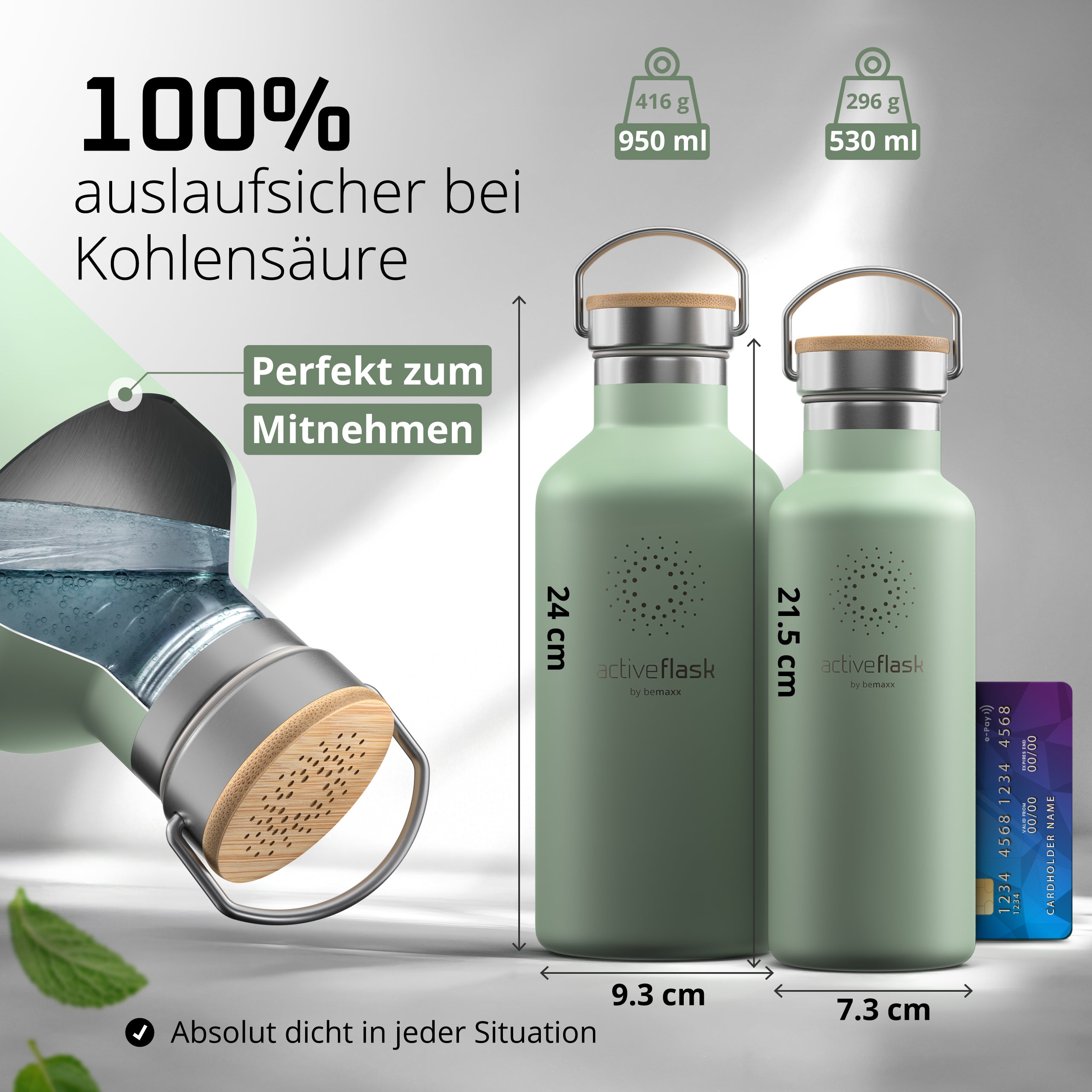 Gourde ACTIVE FLASK Bambú
