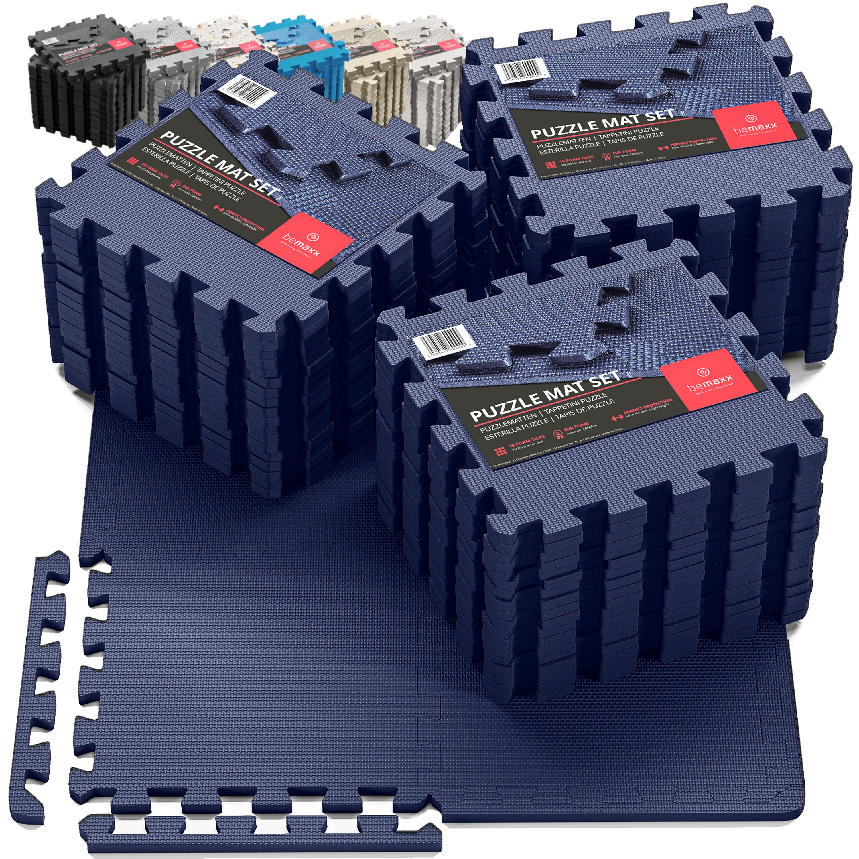 Bodenschutzmatten Set EVA (18 Matten pro Set)