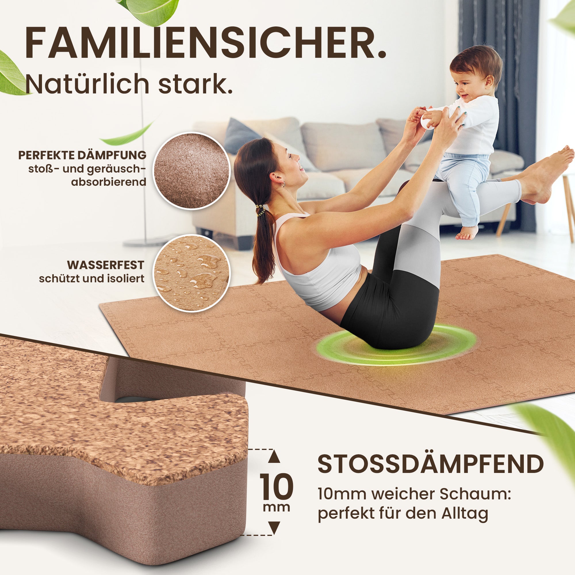 Bodenschutzmatten Cork