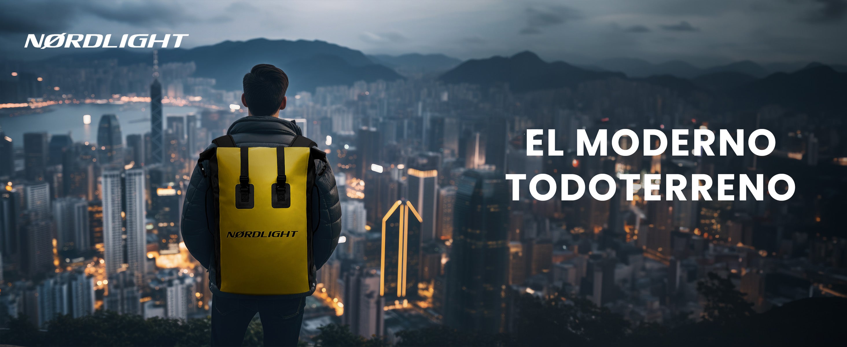 Mochila Nørdlight 35L – todoterreno moderno para ciudad, viajes y aventuras al aire libre	