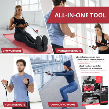 Resistance Band Partner Workouts At Home Resistance Band Set