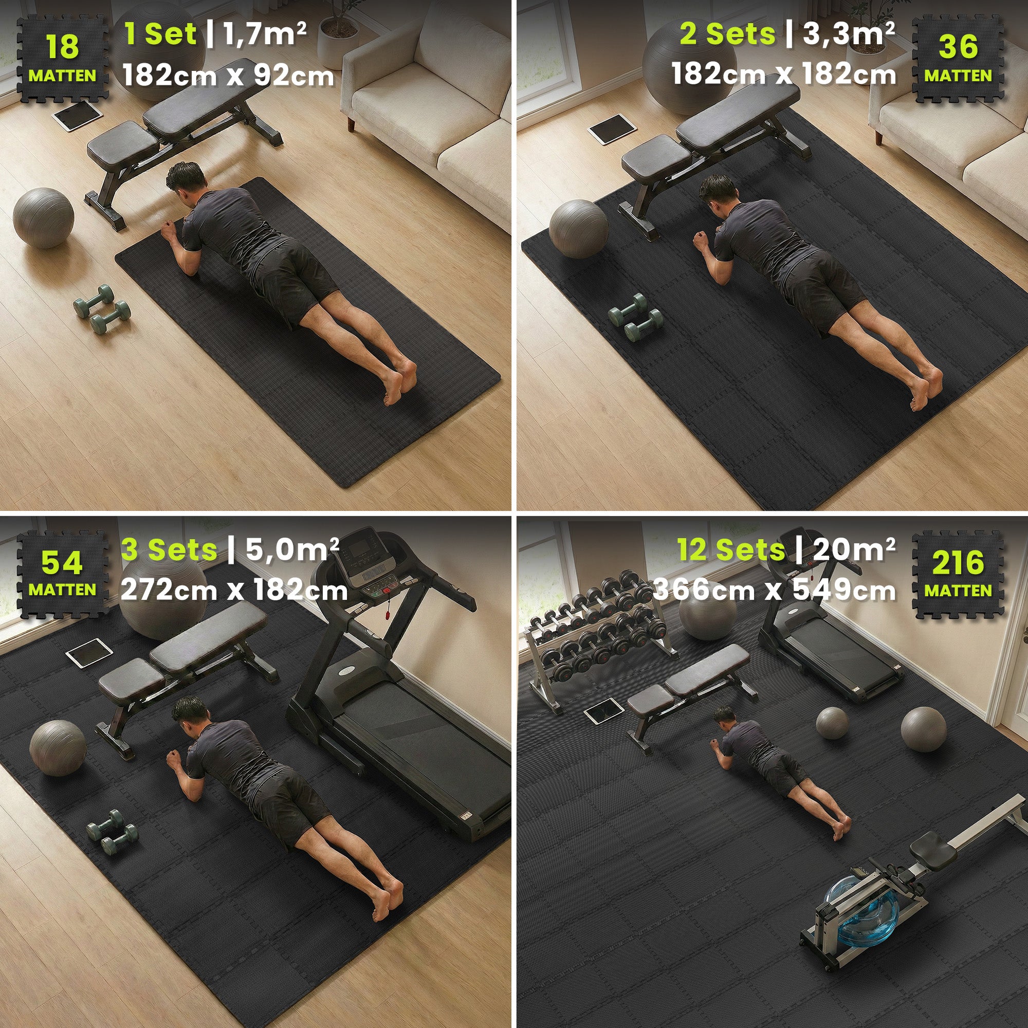 Puzzlemats Antislip