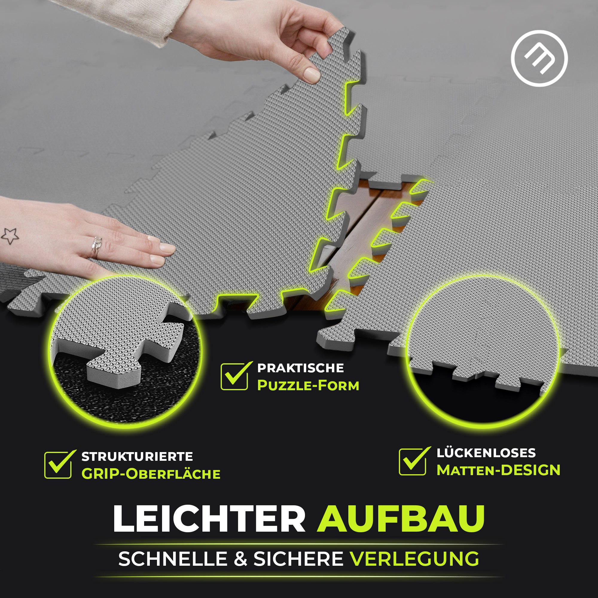 Puzzlemats Antislip