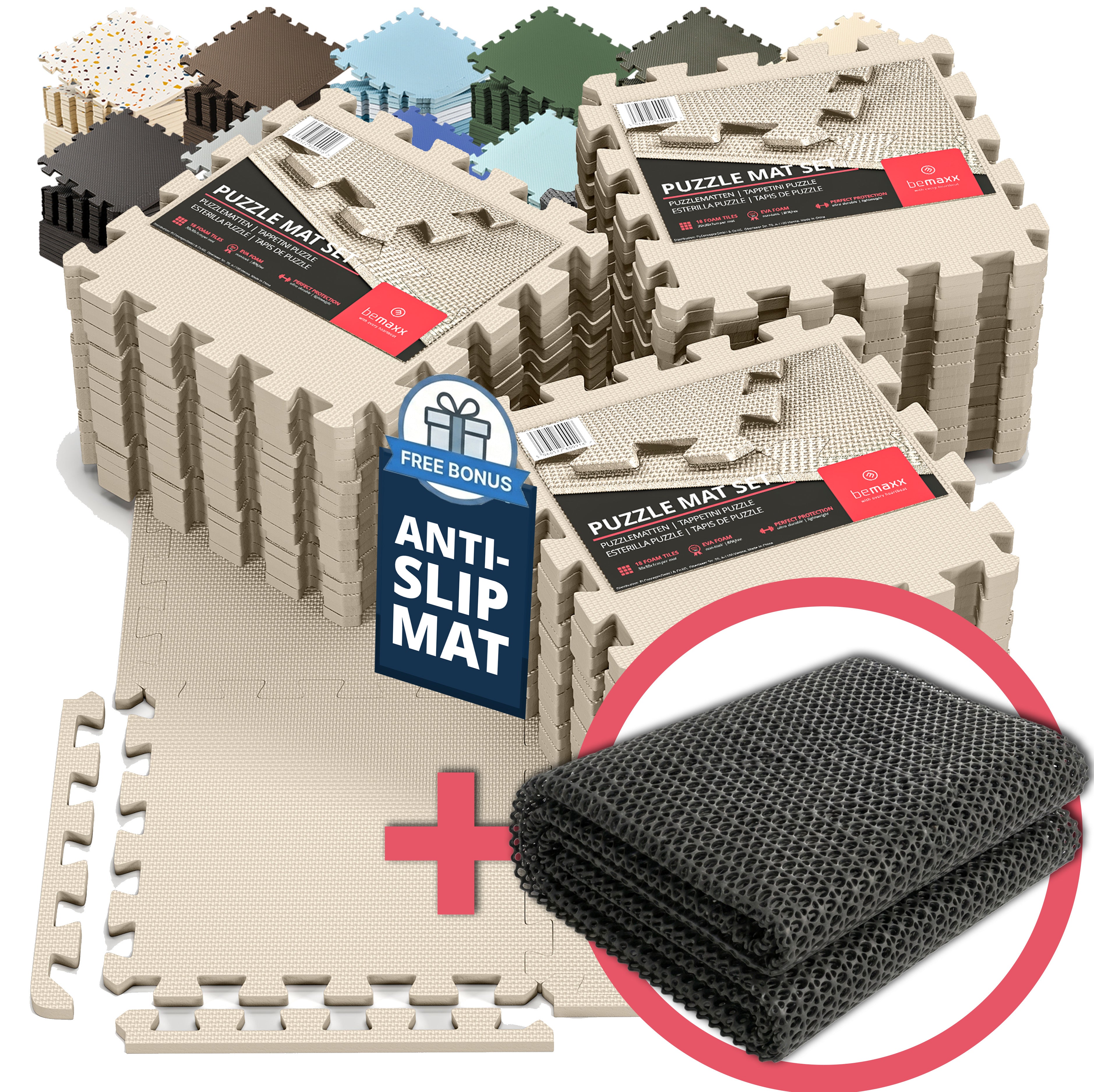 Set de alfombras de protección del suelo