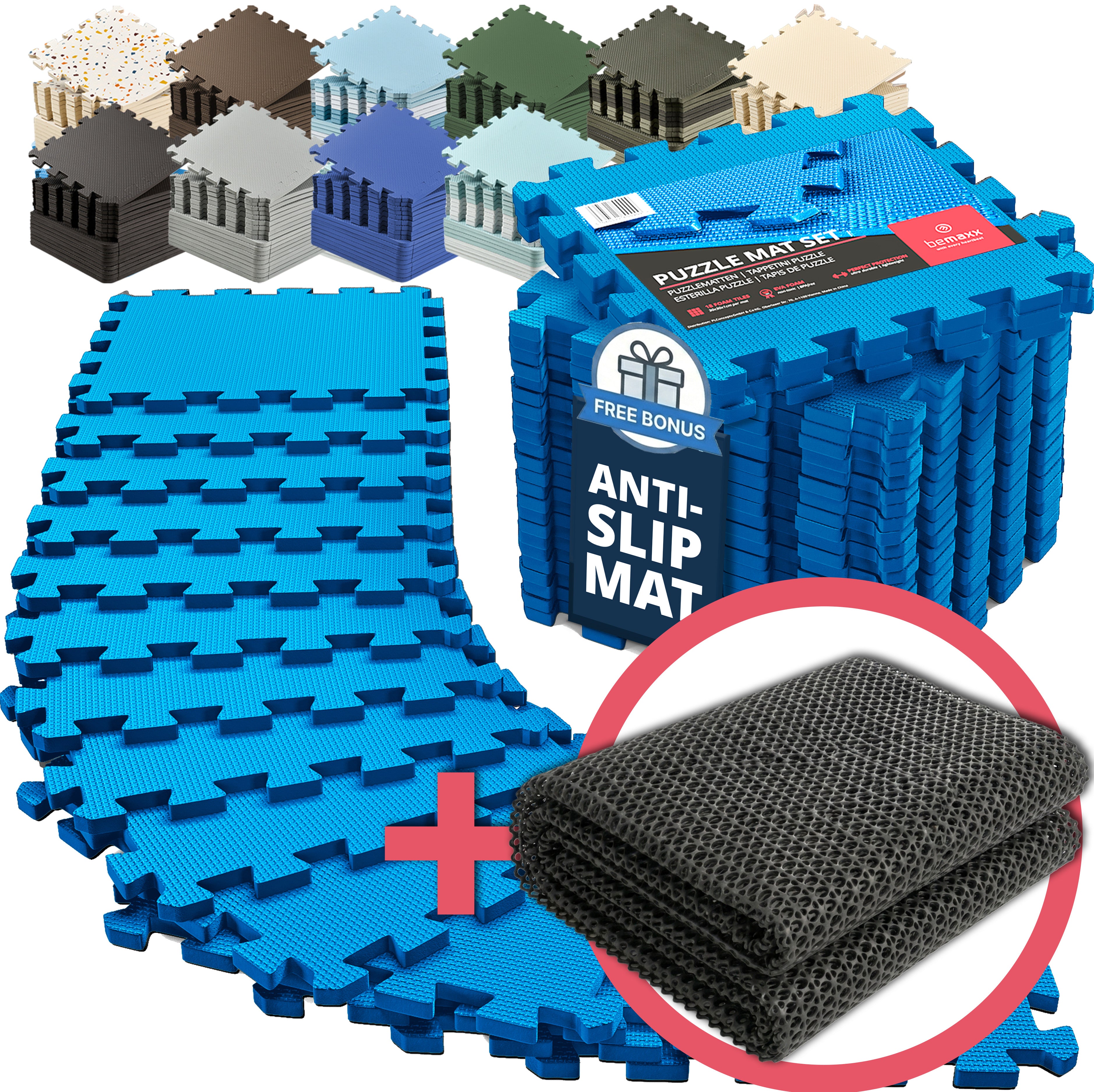 Set de alfombras de protección del suelo