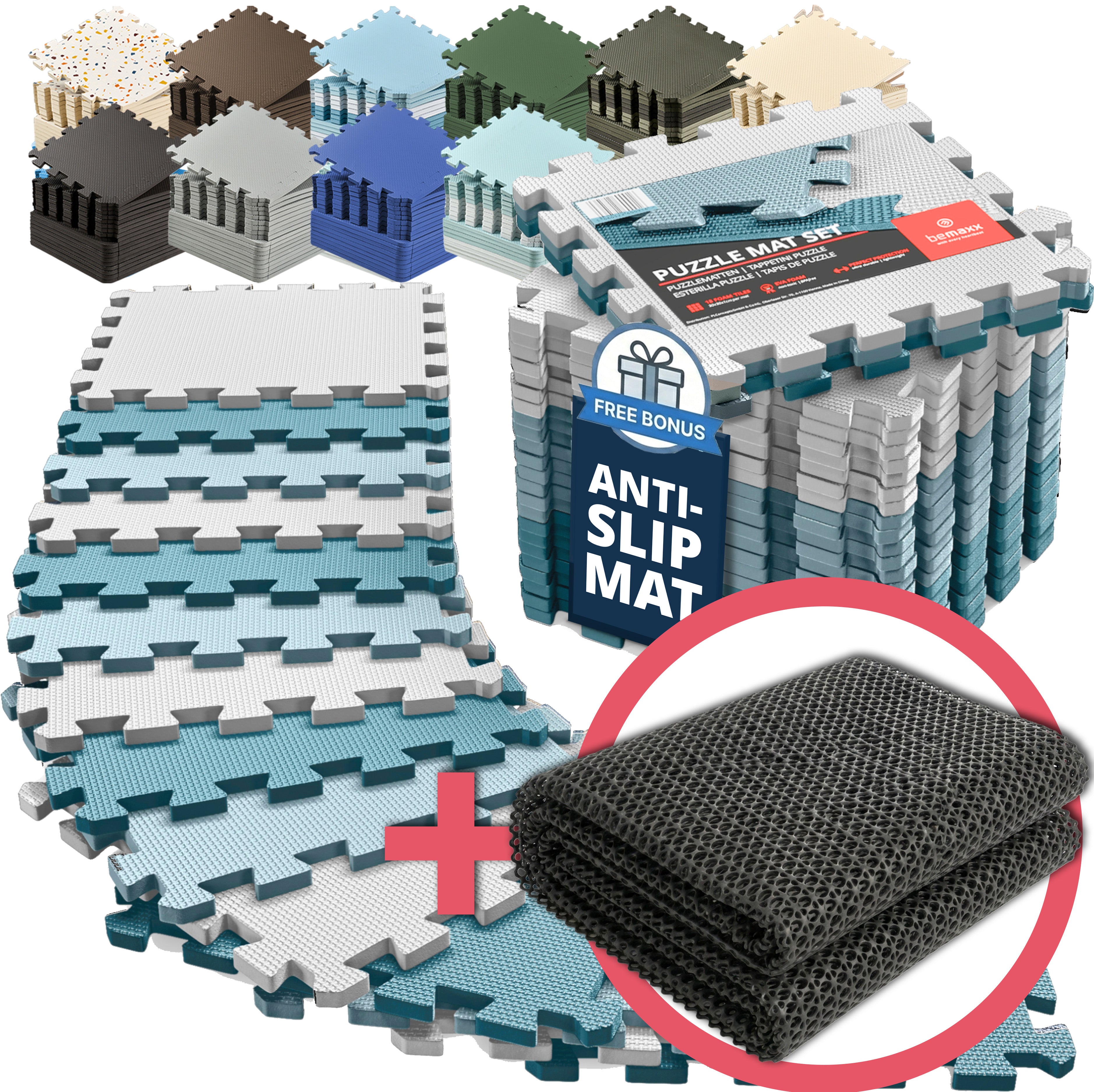 Set de alfombras de protección del suelo