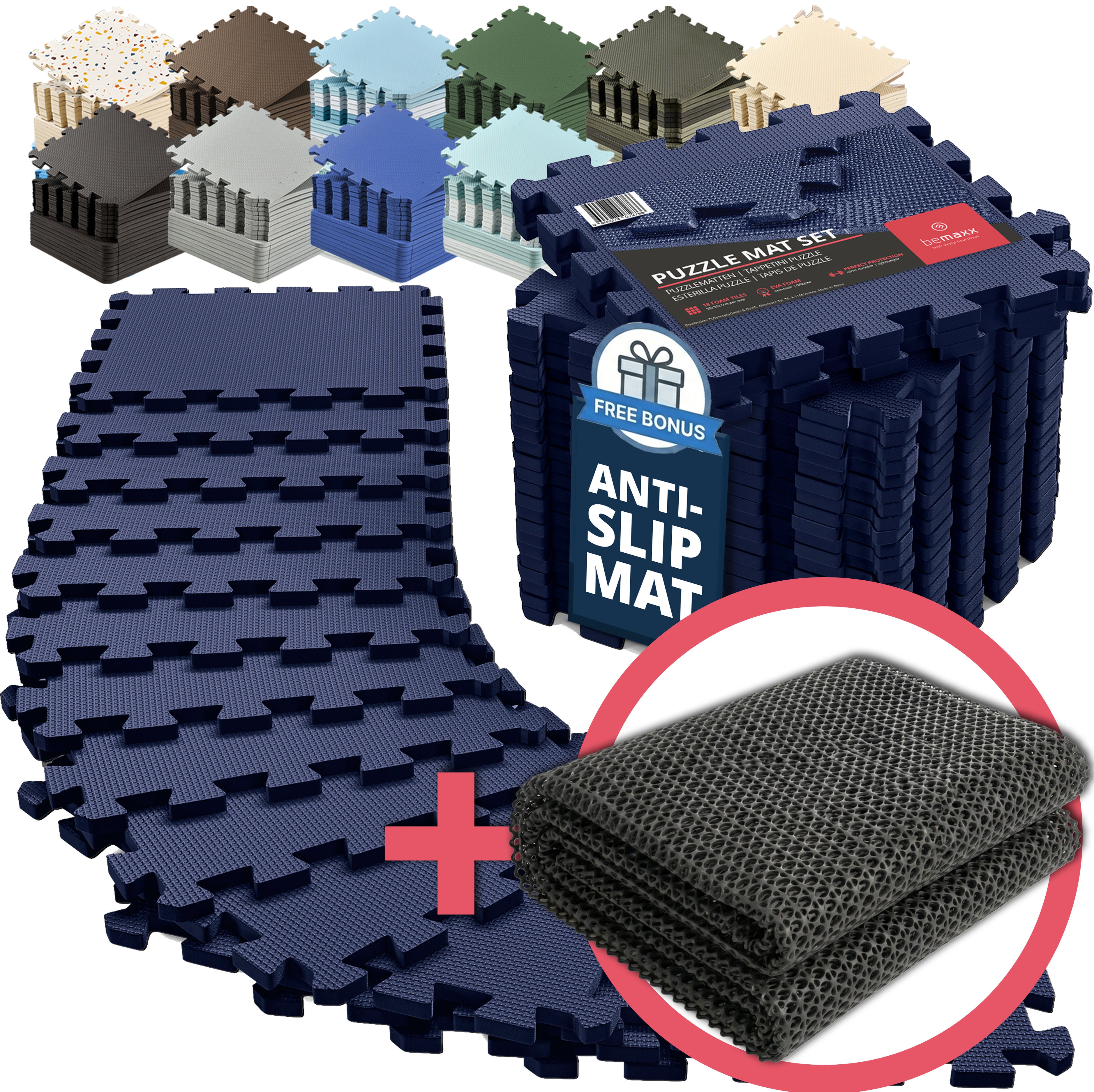 Set de alfombras de protección del suelo