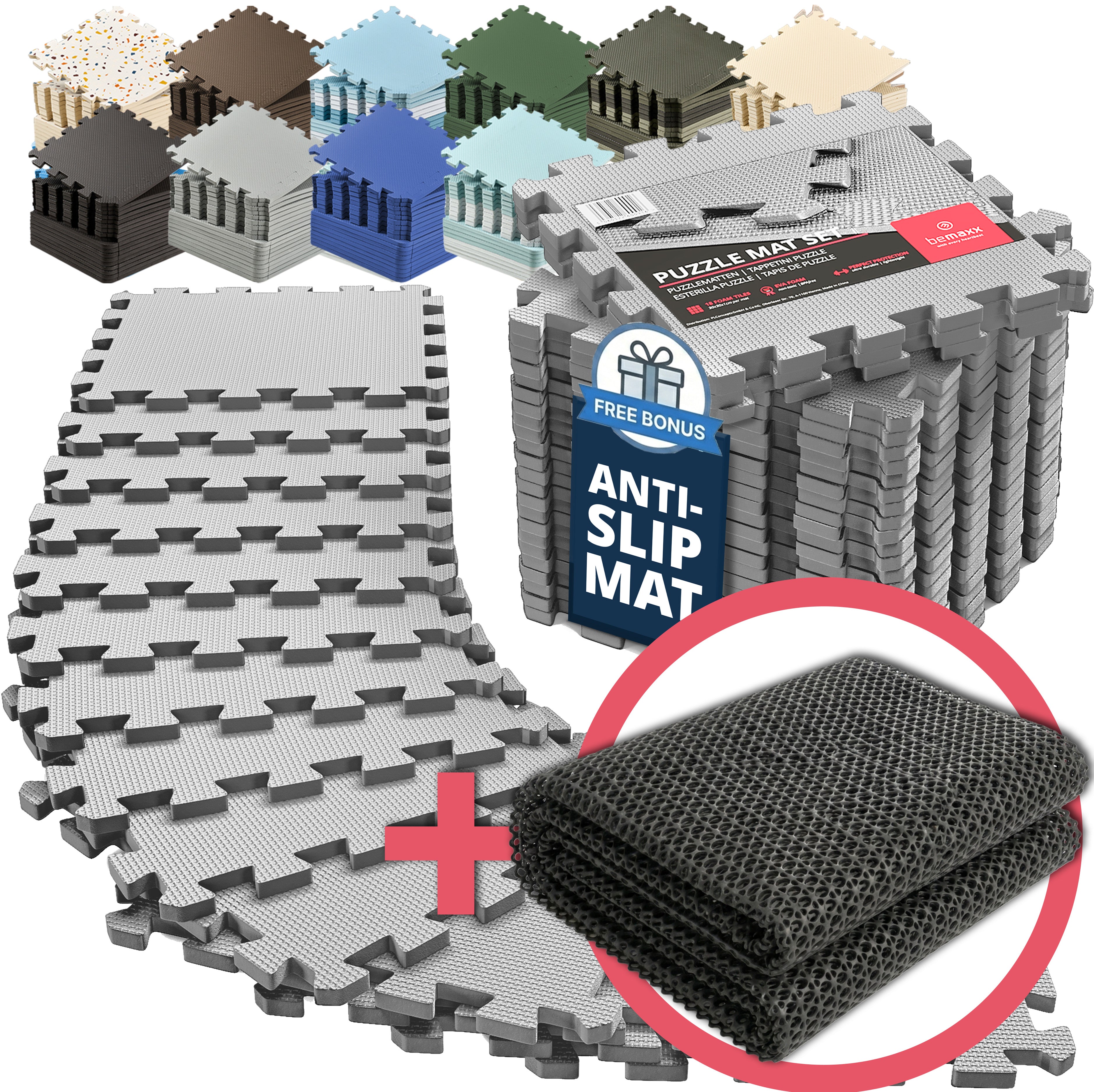 Set de alfombras de protección del suelo