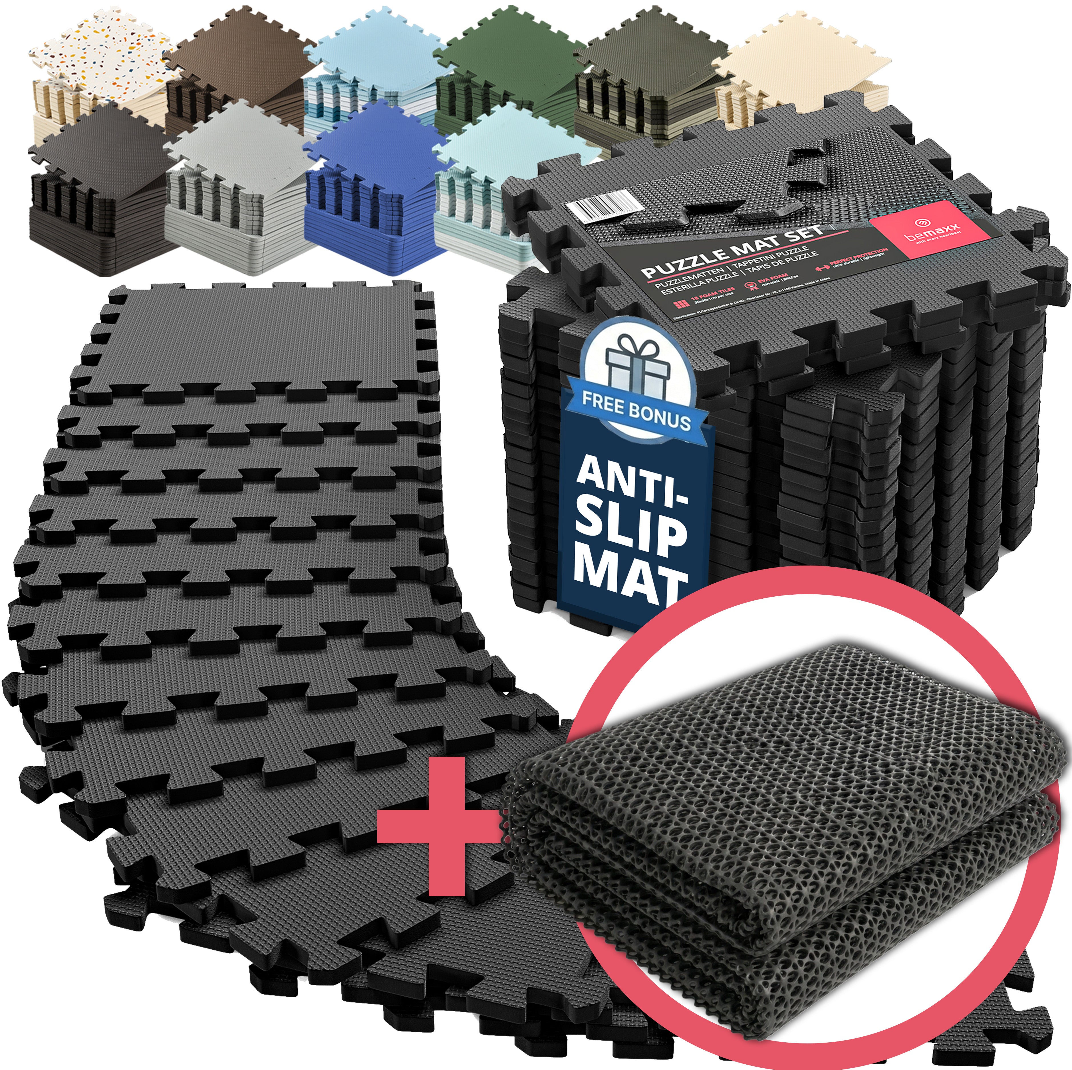 Set de alfombras de protección del suelo